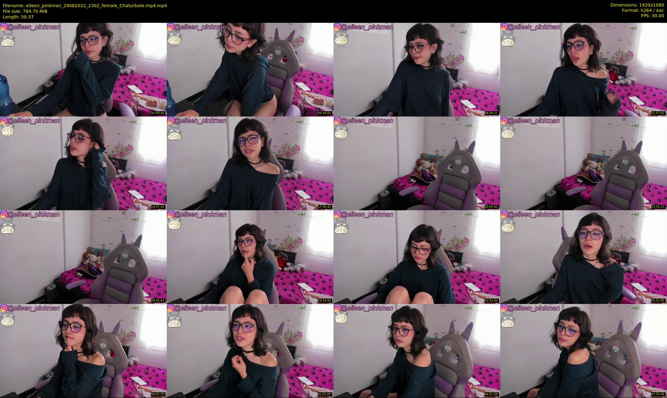 eileen_pinkman — 51 minute Chaturbate female cam show recording, 1080p, Aug 29, 2022