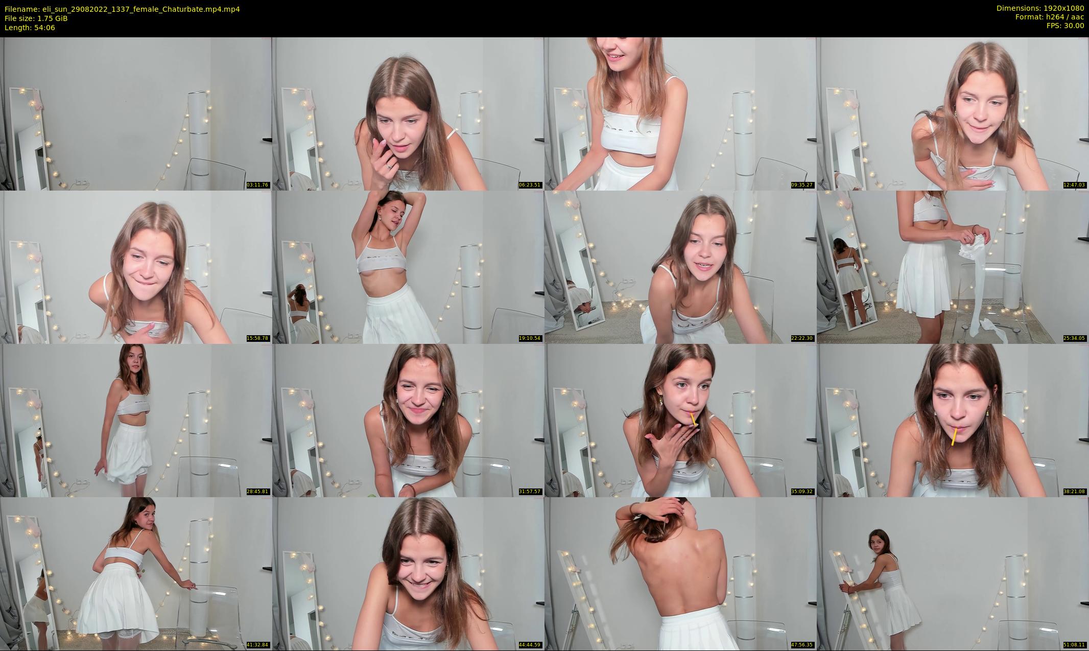 eli_sun — 55 minute Chaturbate female cam show recording, 1080p, Aug 29, 2022