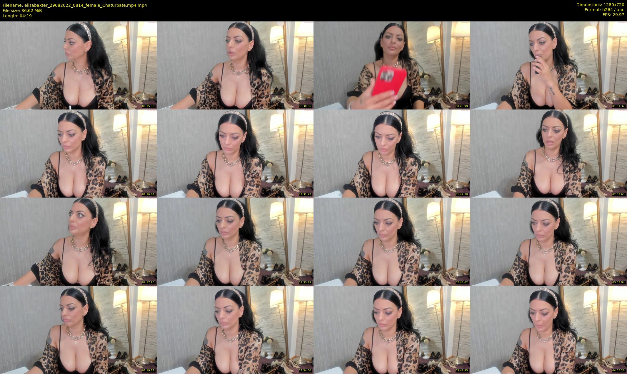 elisabaxter — 5 minute Chaturbate female cam show recording, 720p, Aug 29, 2022