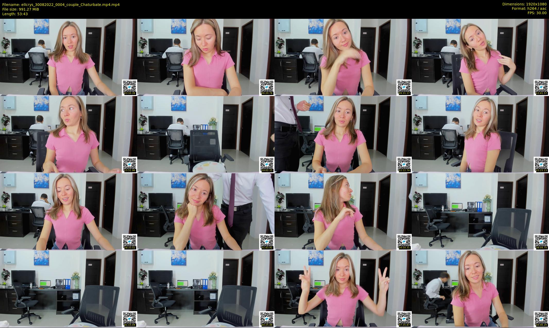 ellcrys — 54 minute Chaturbate couple cam show recording, 1080p, Aug 30, 2022