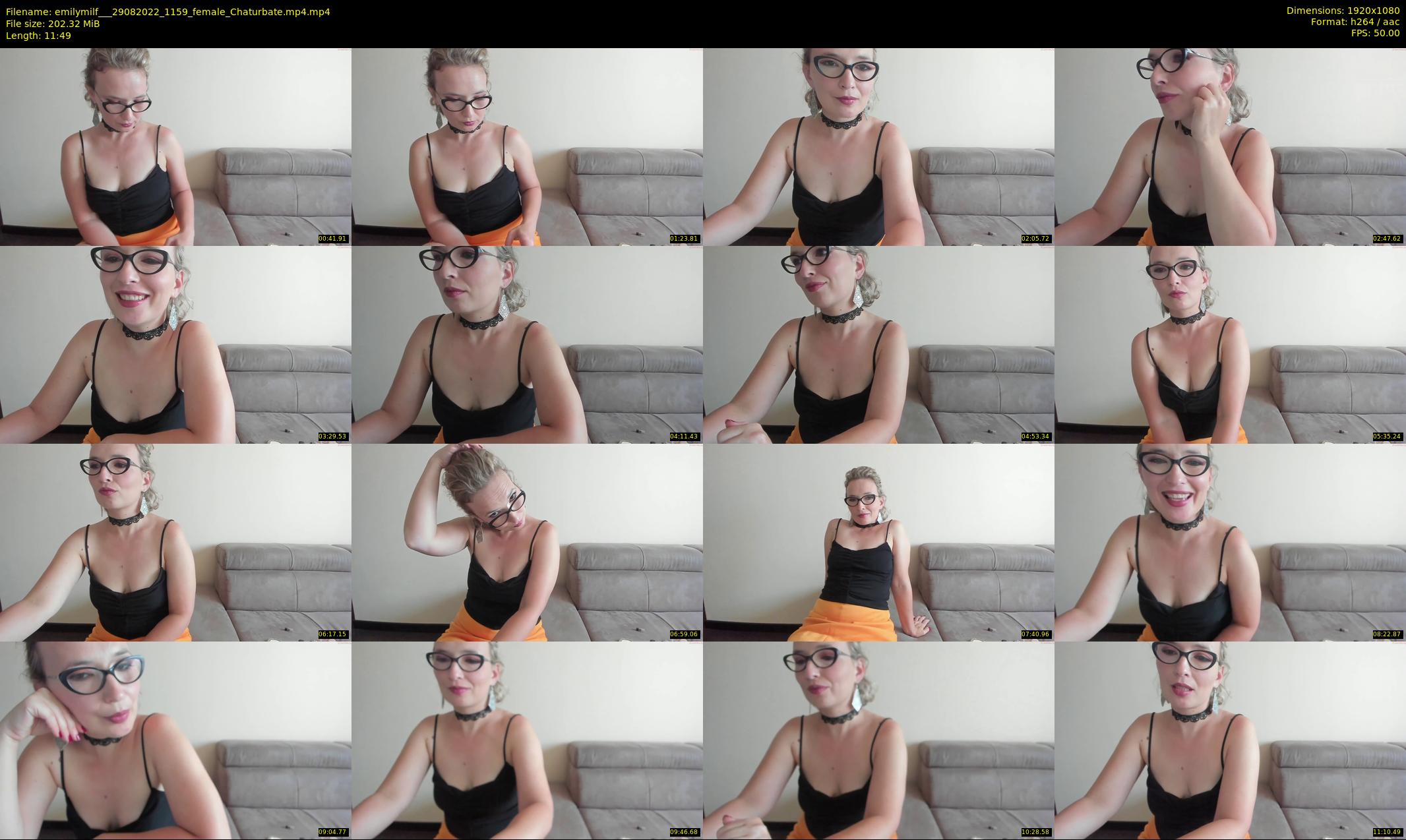 emilymilf__ — 12 minute Chaturbate female cam show recording, 1080p, Aug 29, 2022
