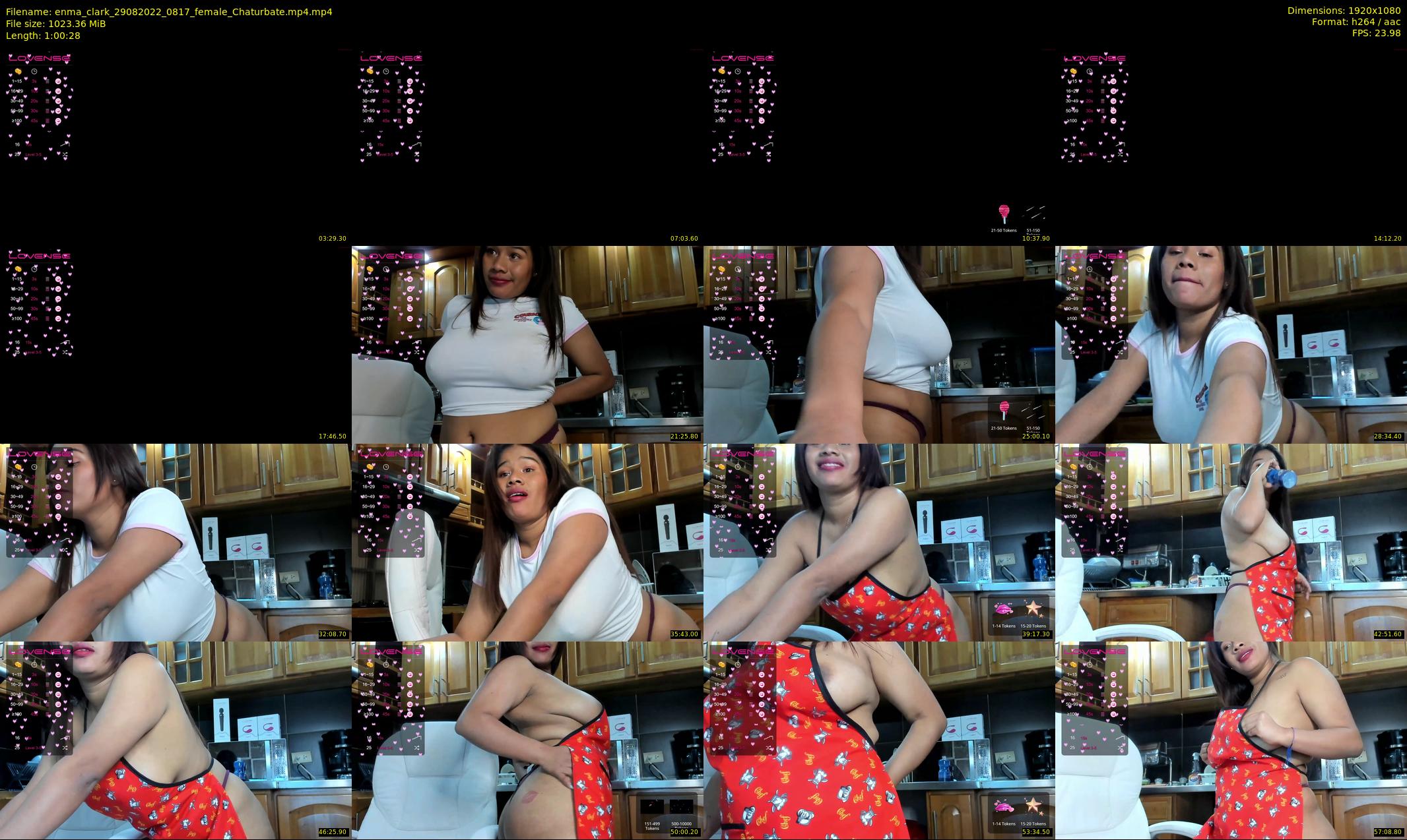 enma_clark — 61 minute Chaturbate female cam show recording, 1080p, Aug 29, 2022