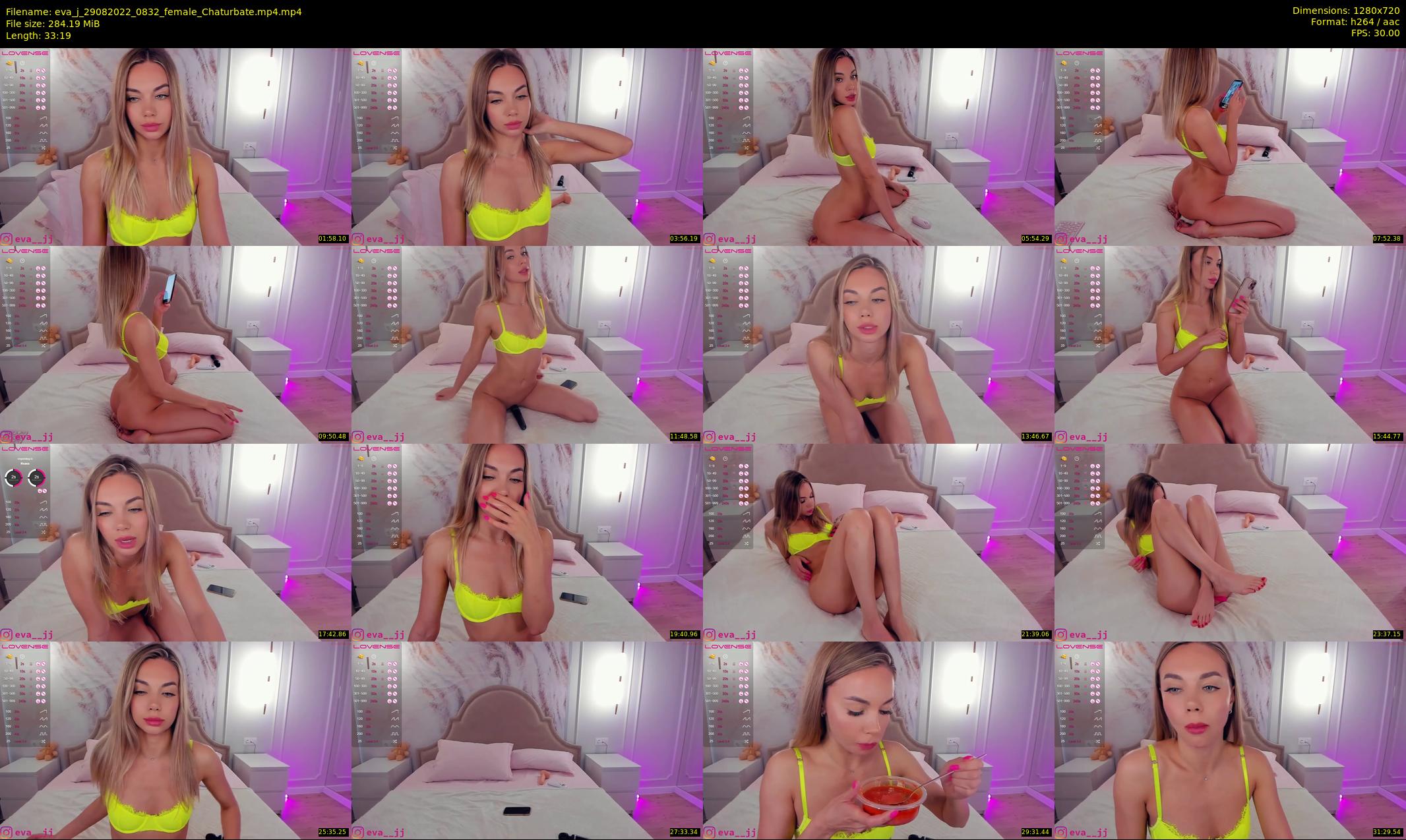 eva_j — 34 minute Chaturbate female cam show recording, 720p, Aug 29, 2022