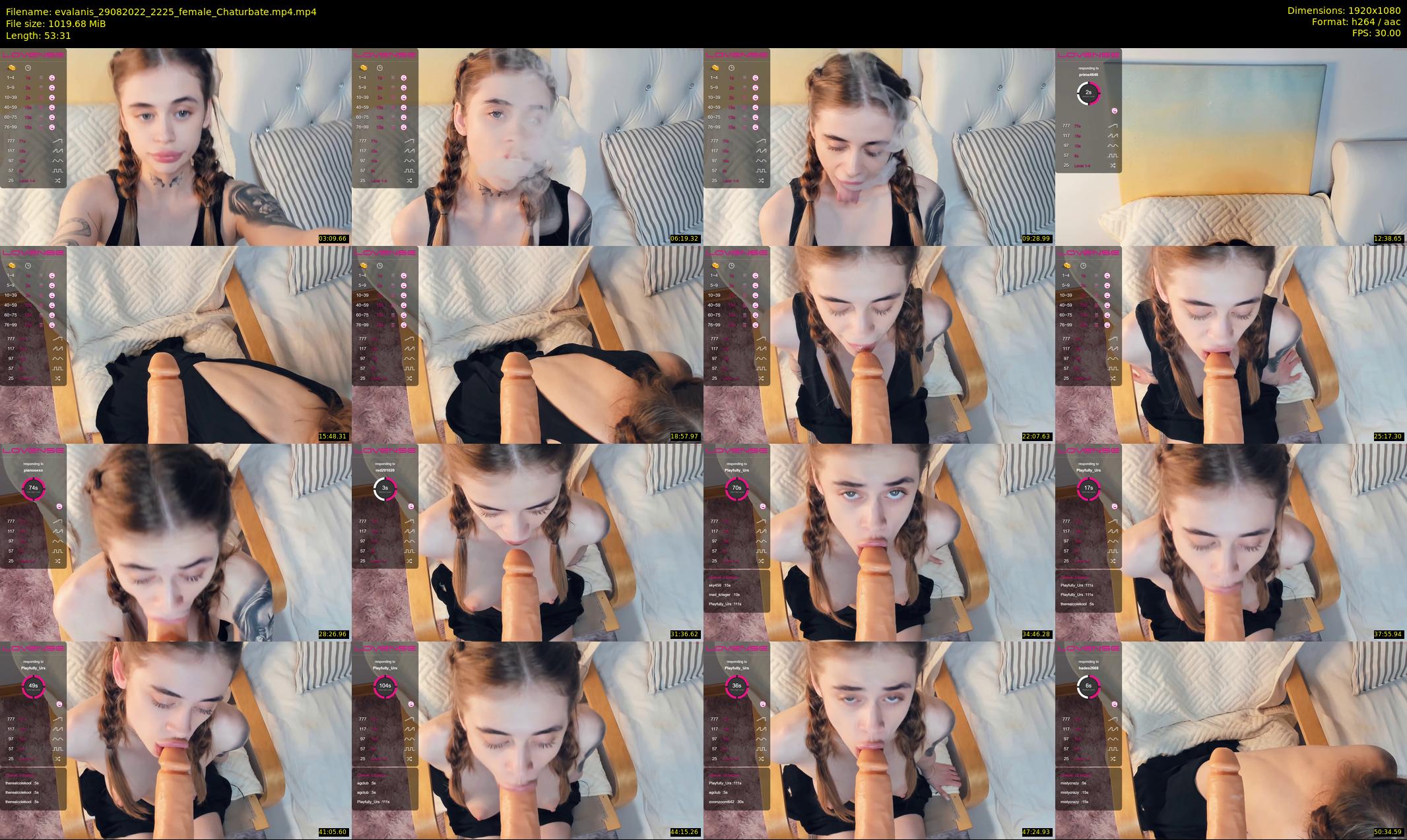 evalanis — 54 minute Chaturbate couple cam show recording, 1080p, Aug 29, 2022