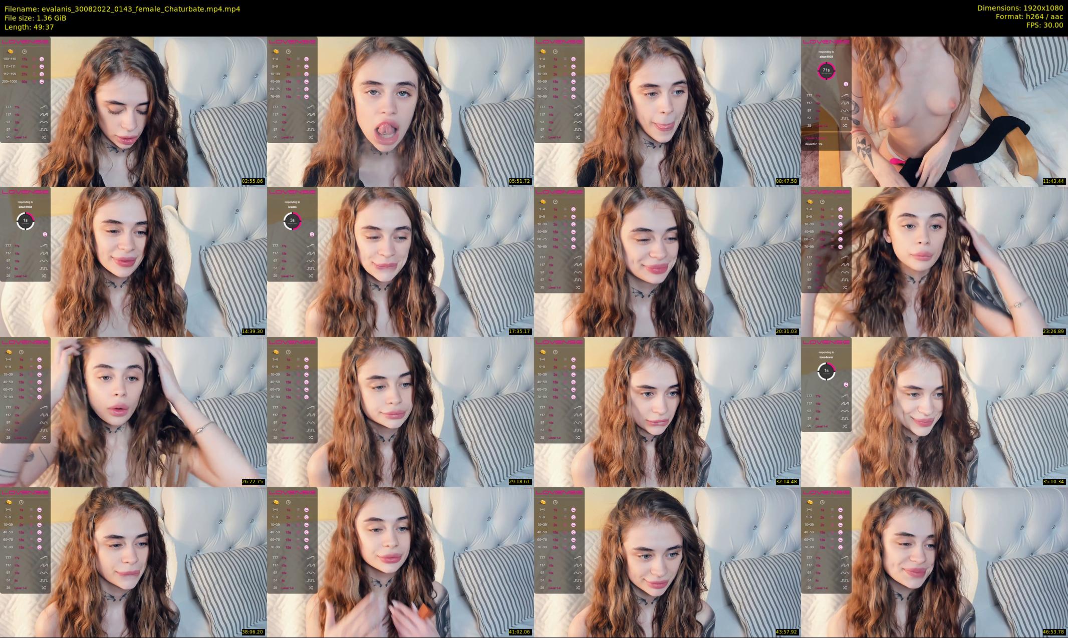 evalanis — 50 minute Chaturbate couple cam show recording, 1080p, Aug 30, 2022