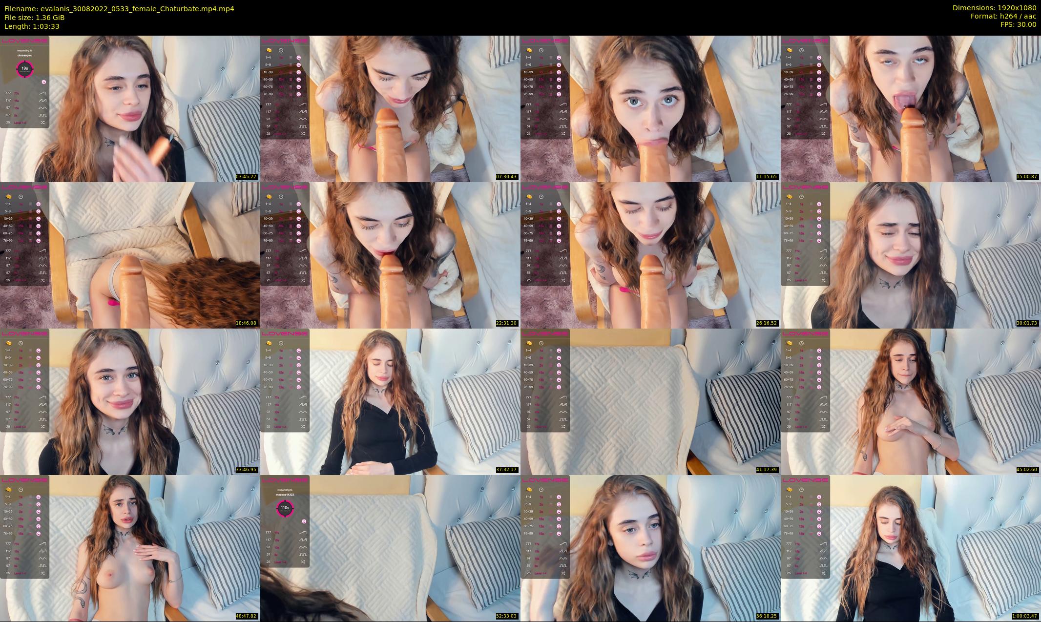 evalanis — 64 minute Chaturbate couple cam show recording, 1080p, Aug 30, 2022