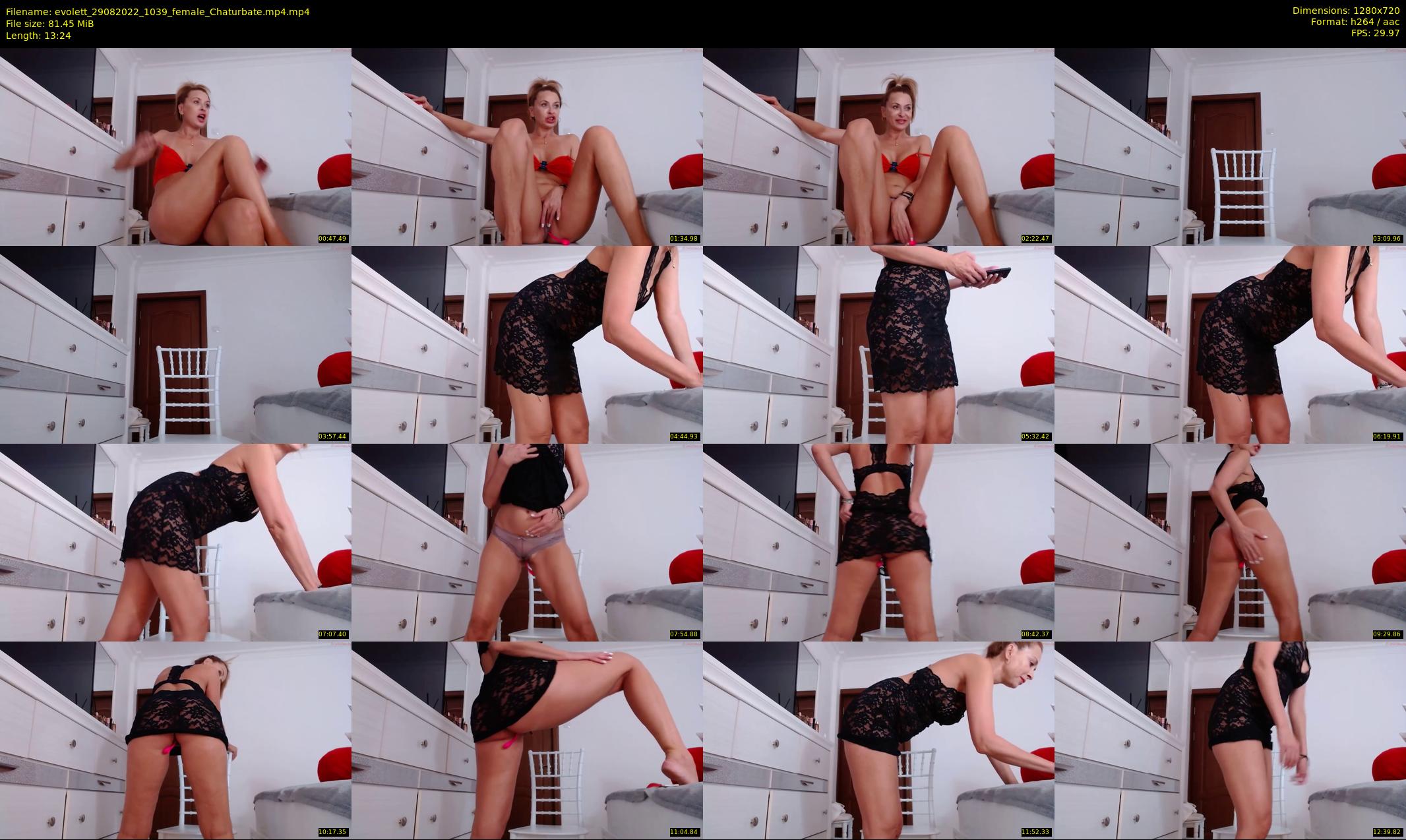 evolett — 14 minute Chaturbate female cam show recording, 720p, Aug 29, 2022