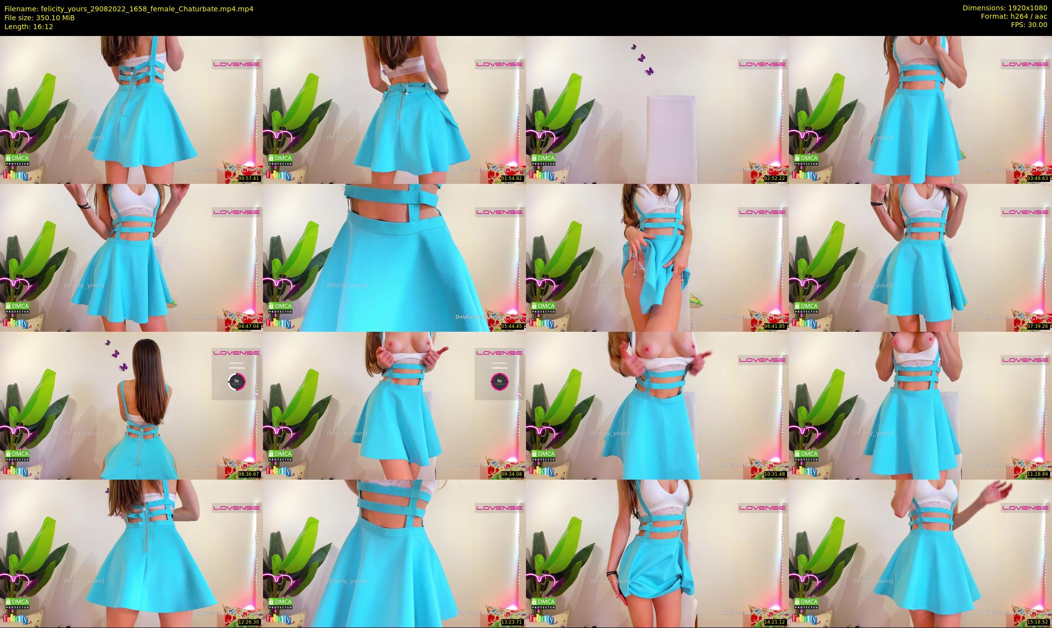 felicity_yours — 17 minute Chaturbate female cam show recording, 1080p, Aug 29, 2022
