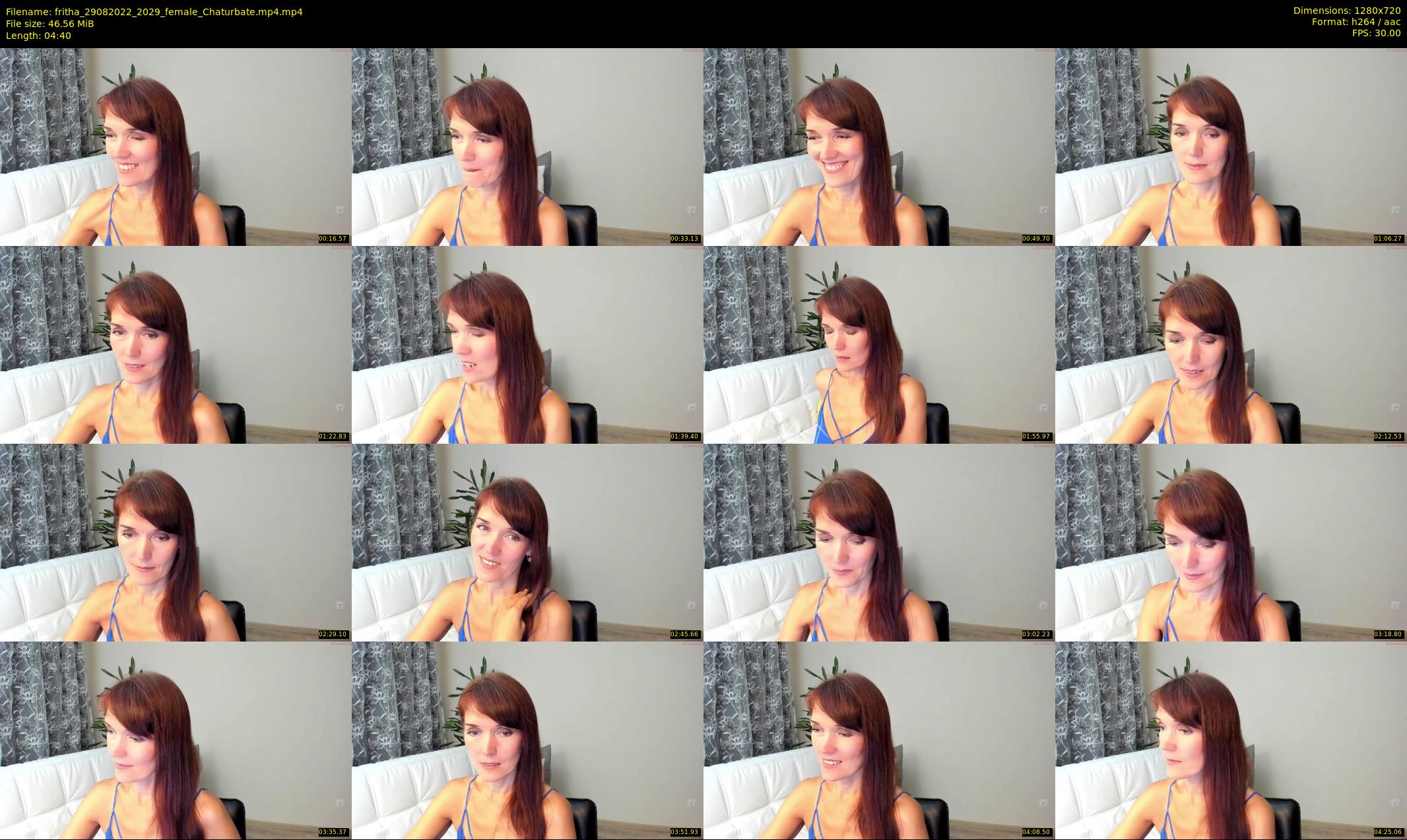 fritha — 5 minute Chaturbate female cam show recording, 720p, Aug 29, 2022