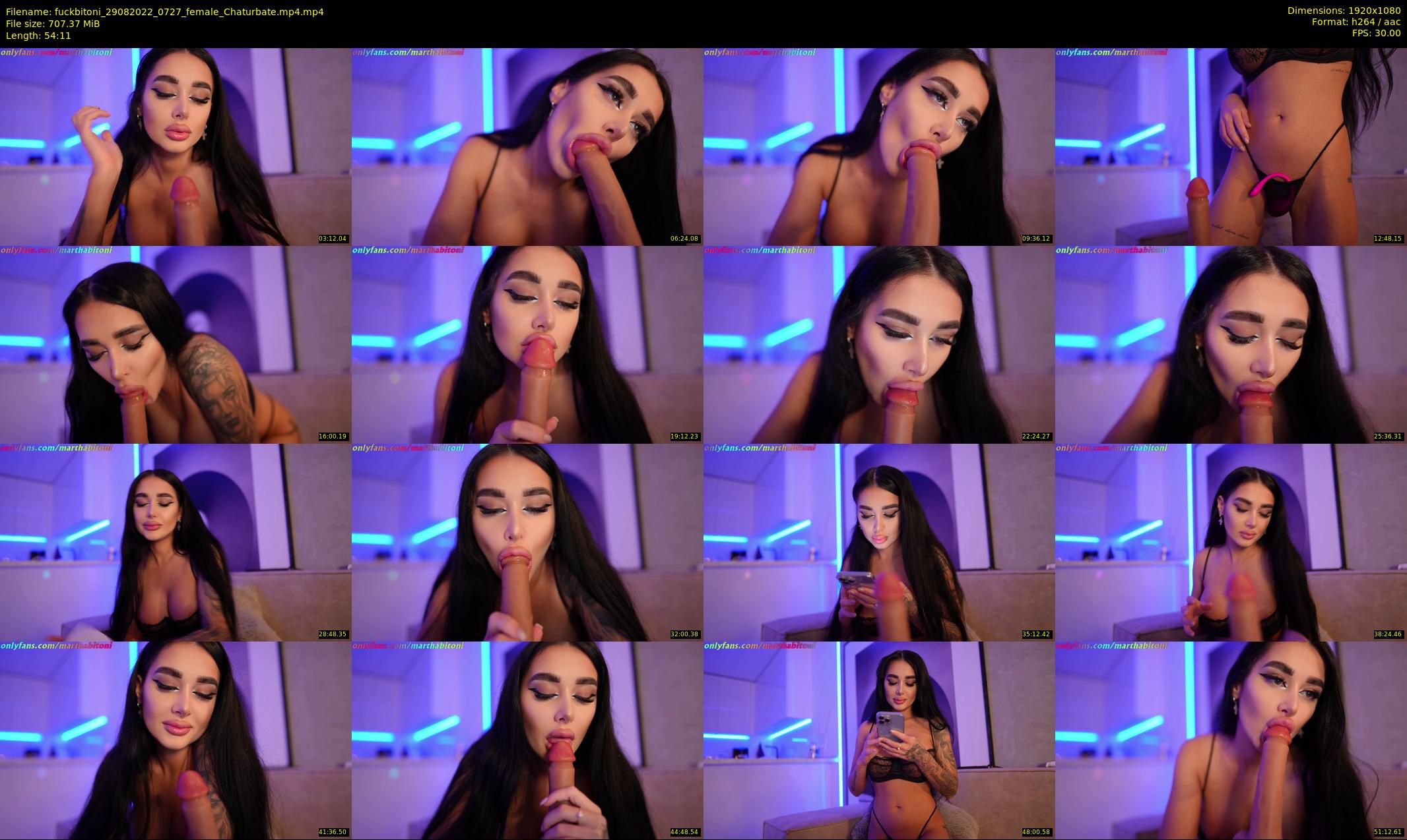 fuckbitoni — 55 minute Chaturbate couple cam show recording, 1080p, Aug 29, 2022