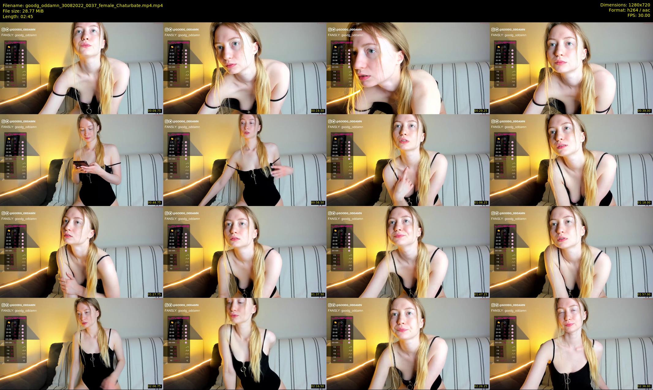 goodg_oddamn — 3 minute Chaturbate female cam show recording, 720p, Aug 30, 2022