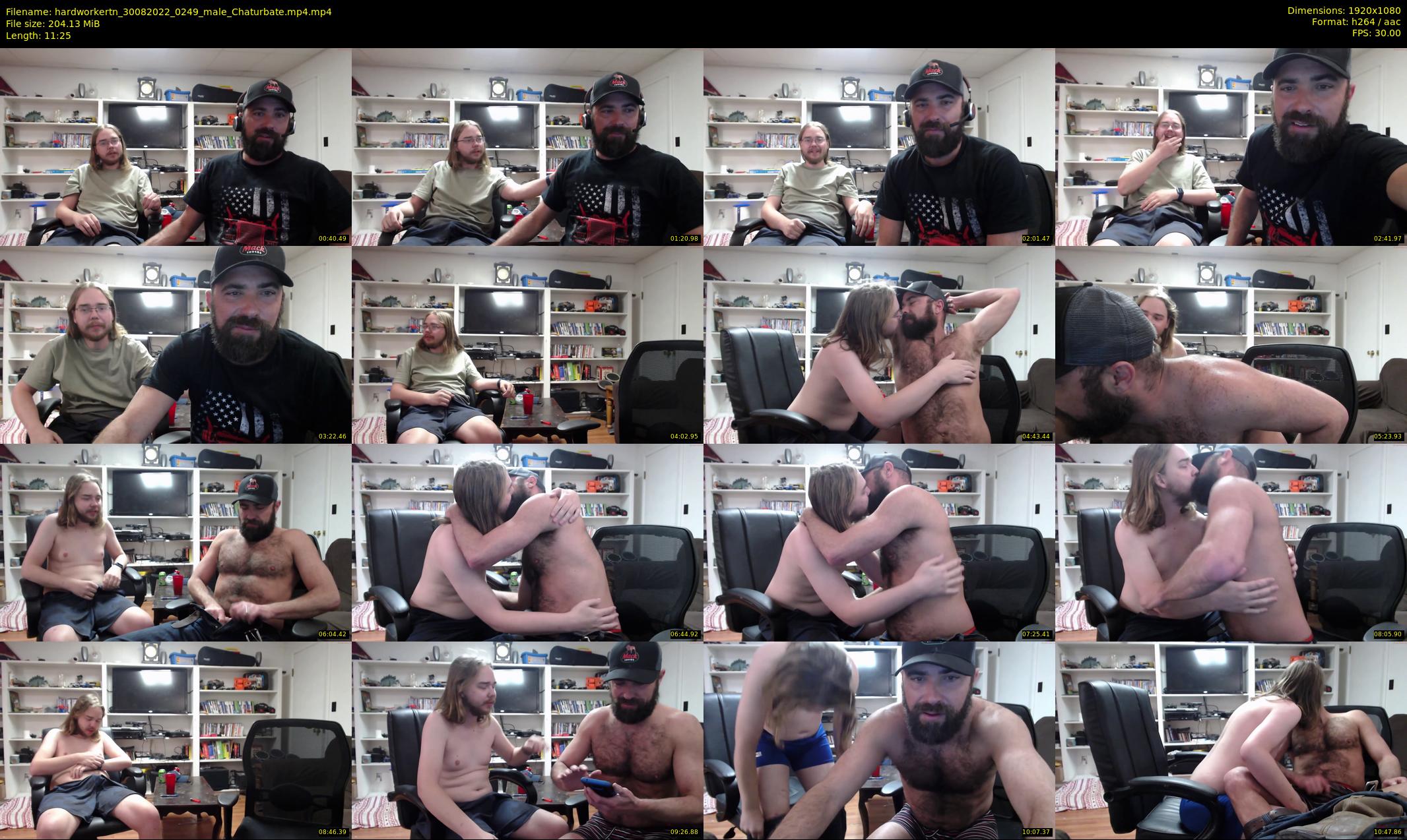 hardworkertn — 12 minute Chaturbate male cam show recording, 1080p, Aug 30, 2022