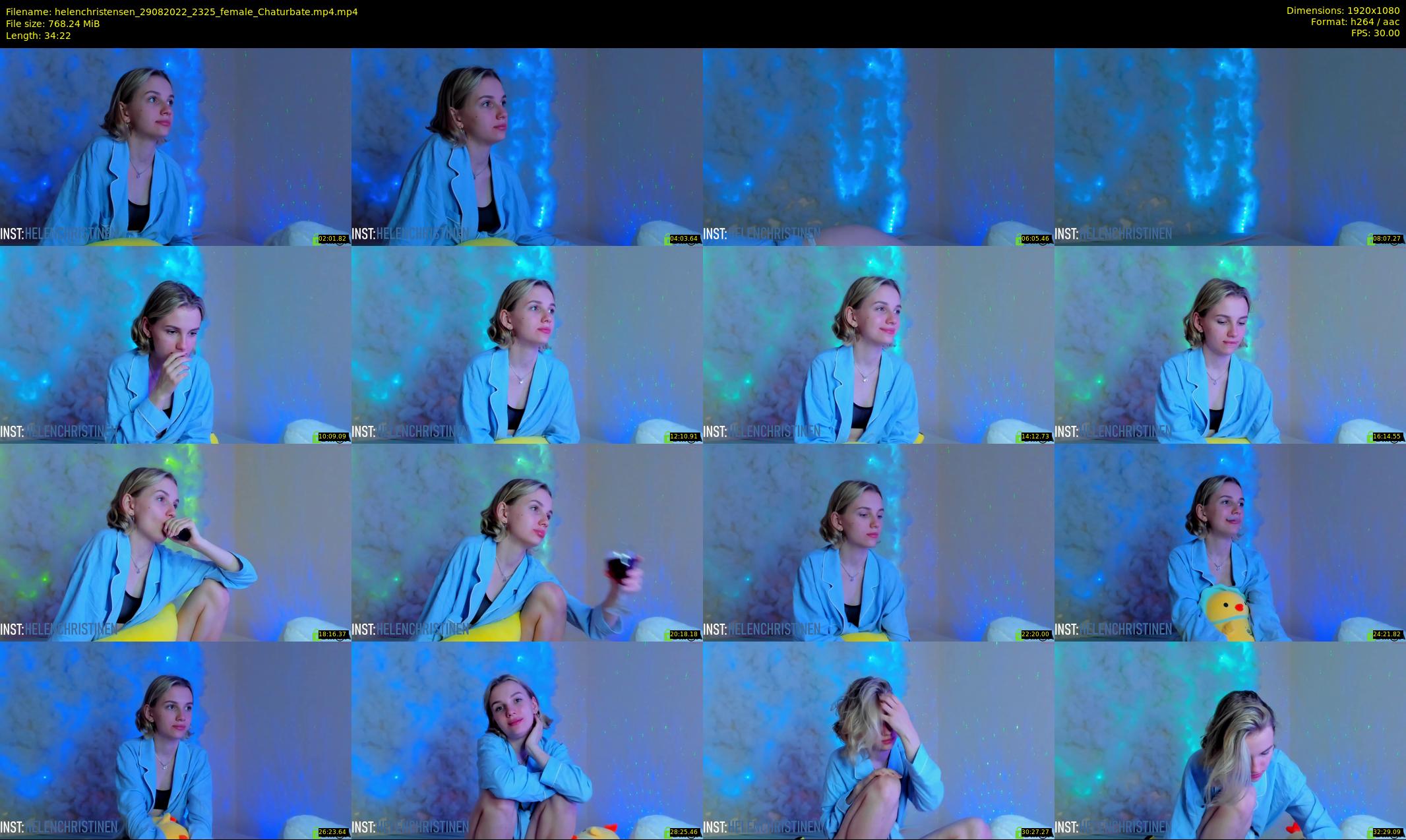 helenchristensen — 35 minute Chaturbate female cam show recording, 1080p, Aug 29, 2022