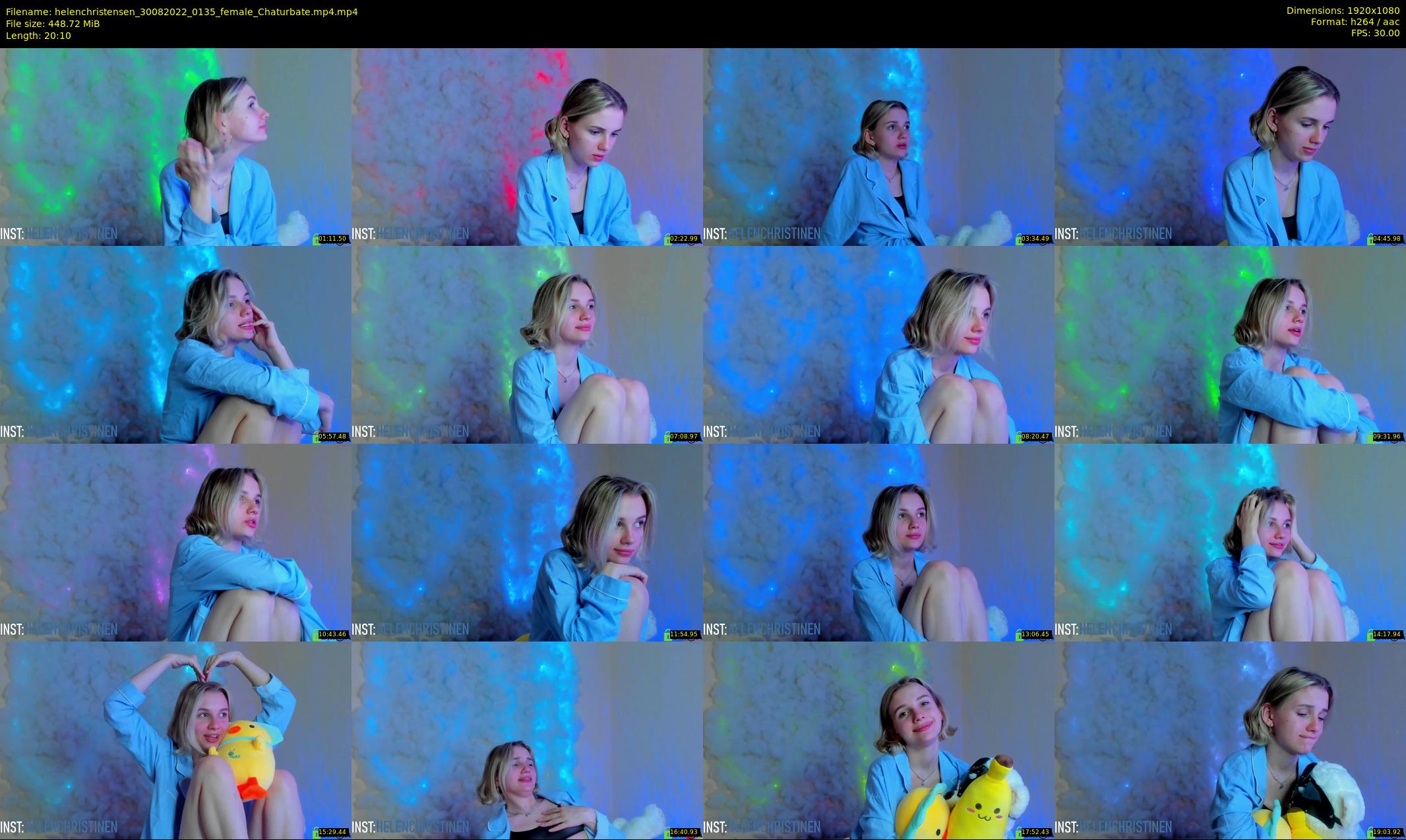 helenchristensen — 21 minute Chaturbate female cam show recording, 1080p, Aug 30, 2022