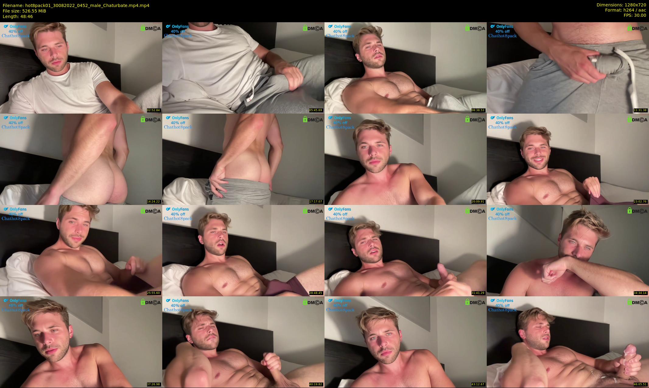 hot8pack01 — 49 minute Chaturbate male cam show recording, 720p, Aug 30, 2022