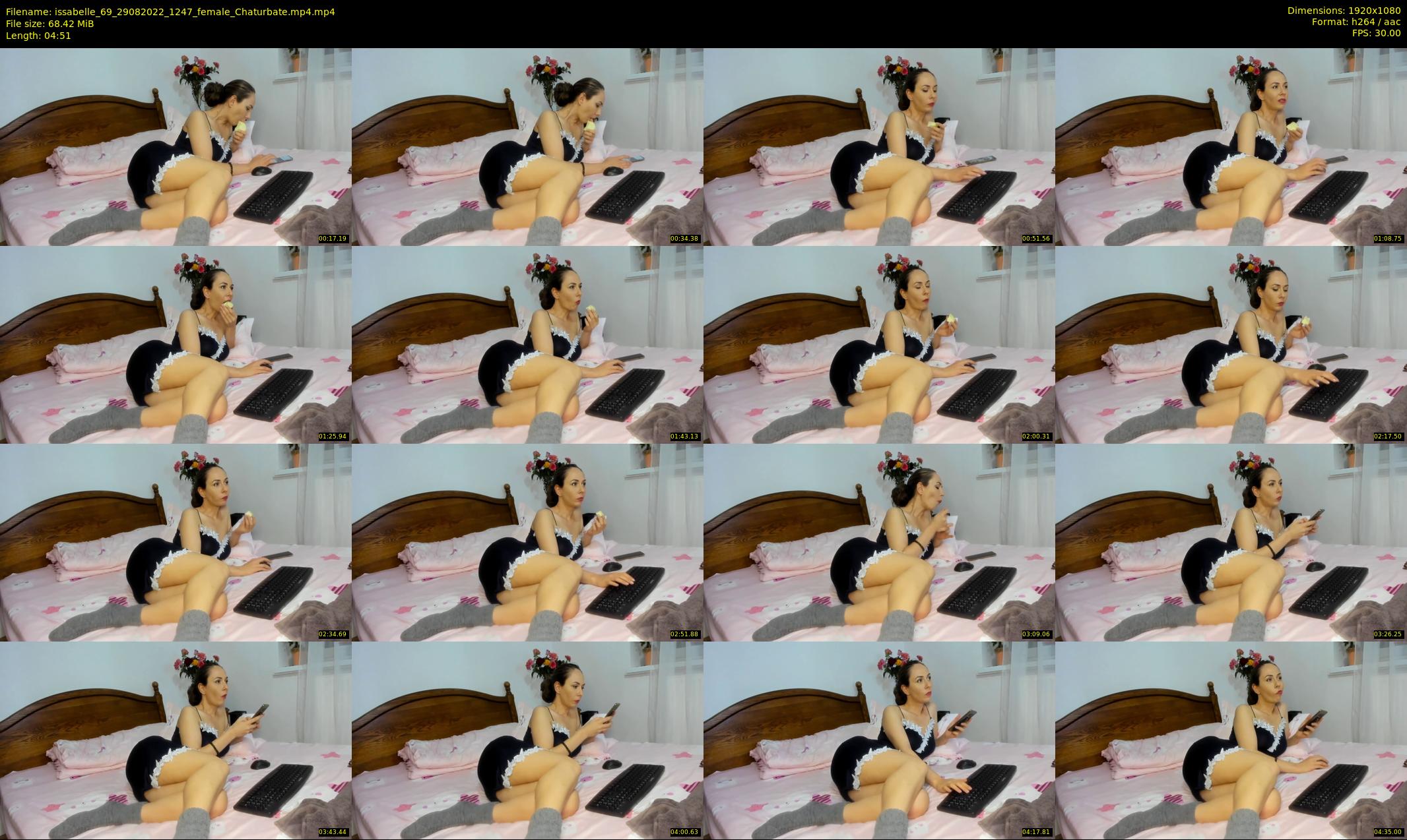 issabelle_69 — 5 minute Chaturbate couple cam show recording, 1080p, Aug 29, 2022