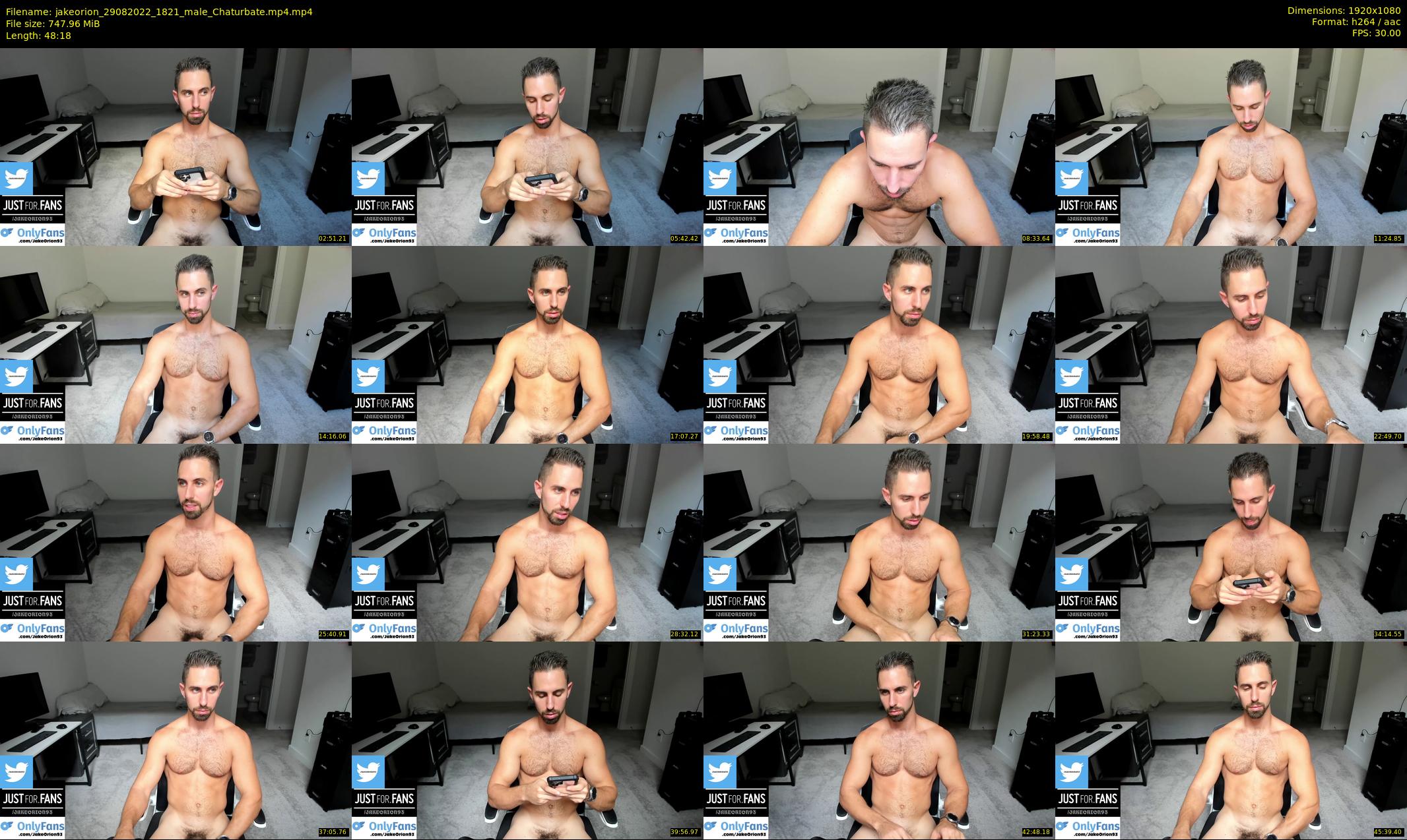 jakeorion — 49 minute Chaturbate male cam show recording, 1080p, Aug 29, 2022