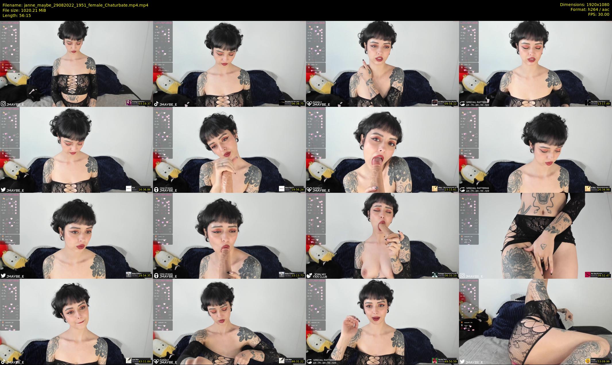 janne_maybe — 57 minute Chaturbate female cam show recording, 1080p, Aug 29, 2022
