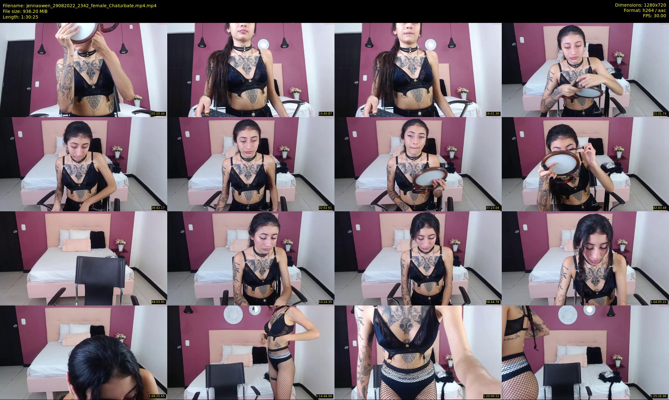 jennaowen — 91 minute Chaturbate female cam show recording, 720p, Aug 29, 2022