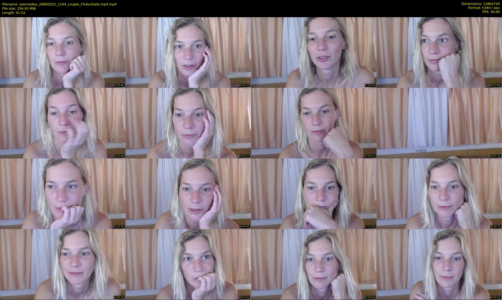 joannadea — 42 minute Chaturbate female cam show recording, 720p, Aug 29, 2022