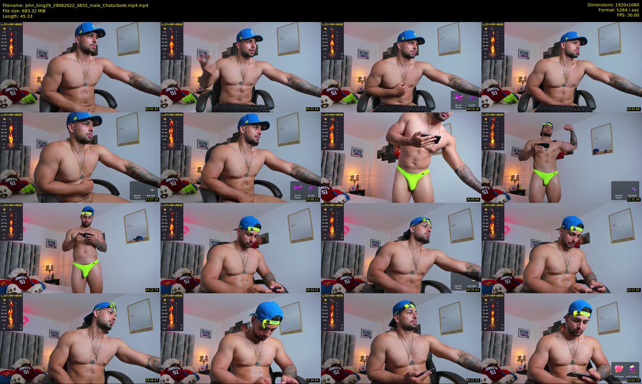 john_king29 — 46 minute Chaturbate male cam show recording, 1080p, Aug 29, 2022