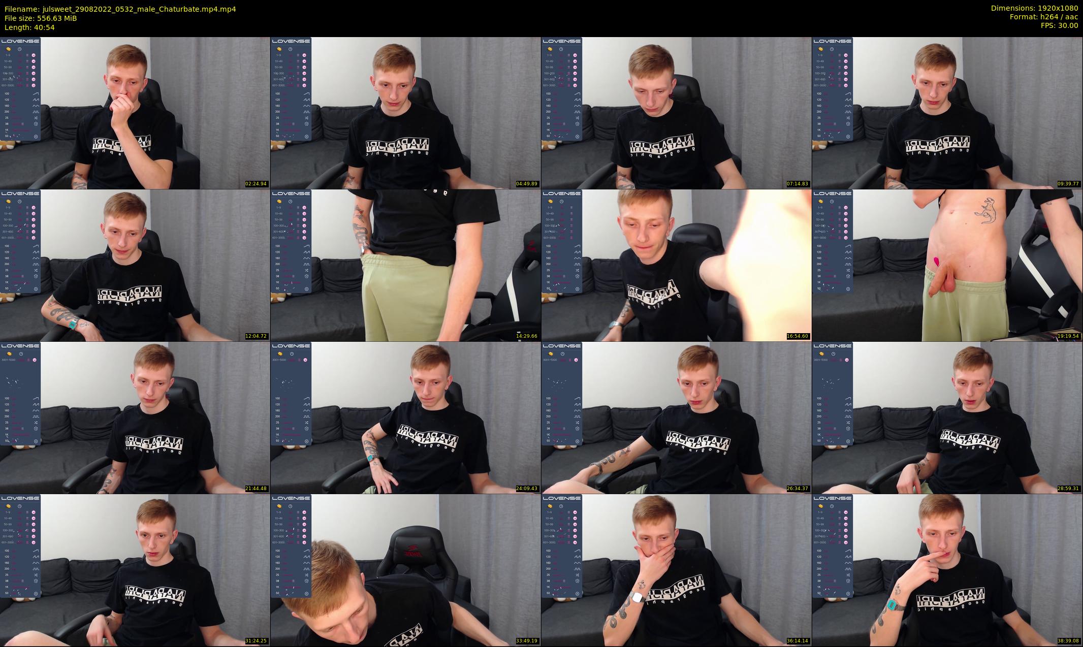 julsweet — 41 minute Chaturbate male cam show recording, 1080p, Aug 29, 2022