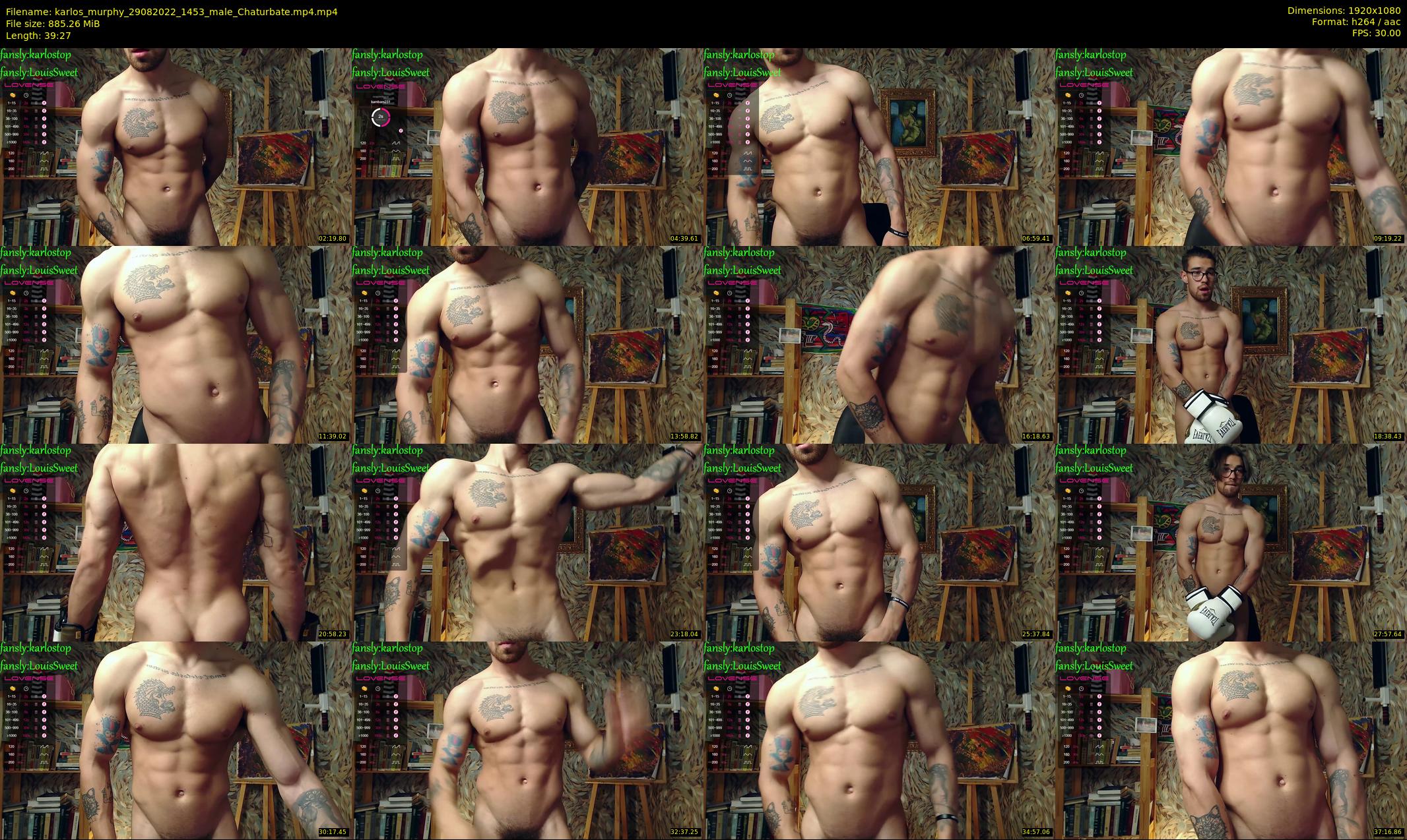 karlos_murphy — 40 minute Chaturbate male cam show recording, 1080p, Aug 29, 2022