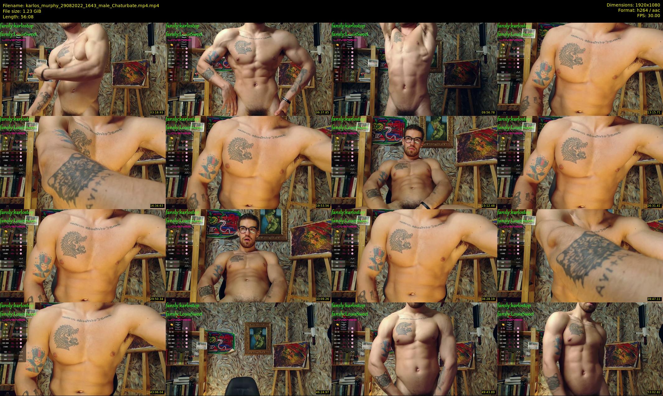 karlos_murphy — 57 minute Chaturbate male cam show recording, 1080p, Aug 29, 2022