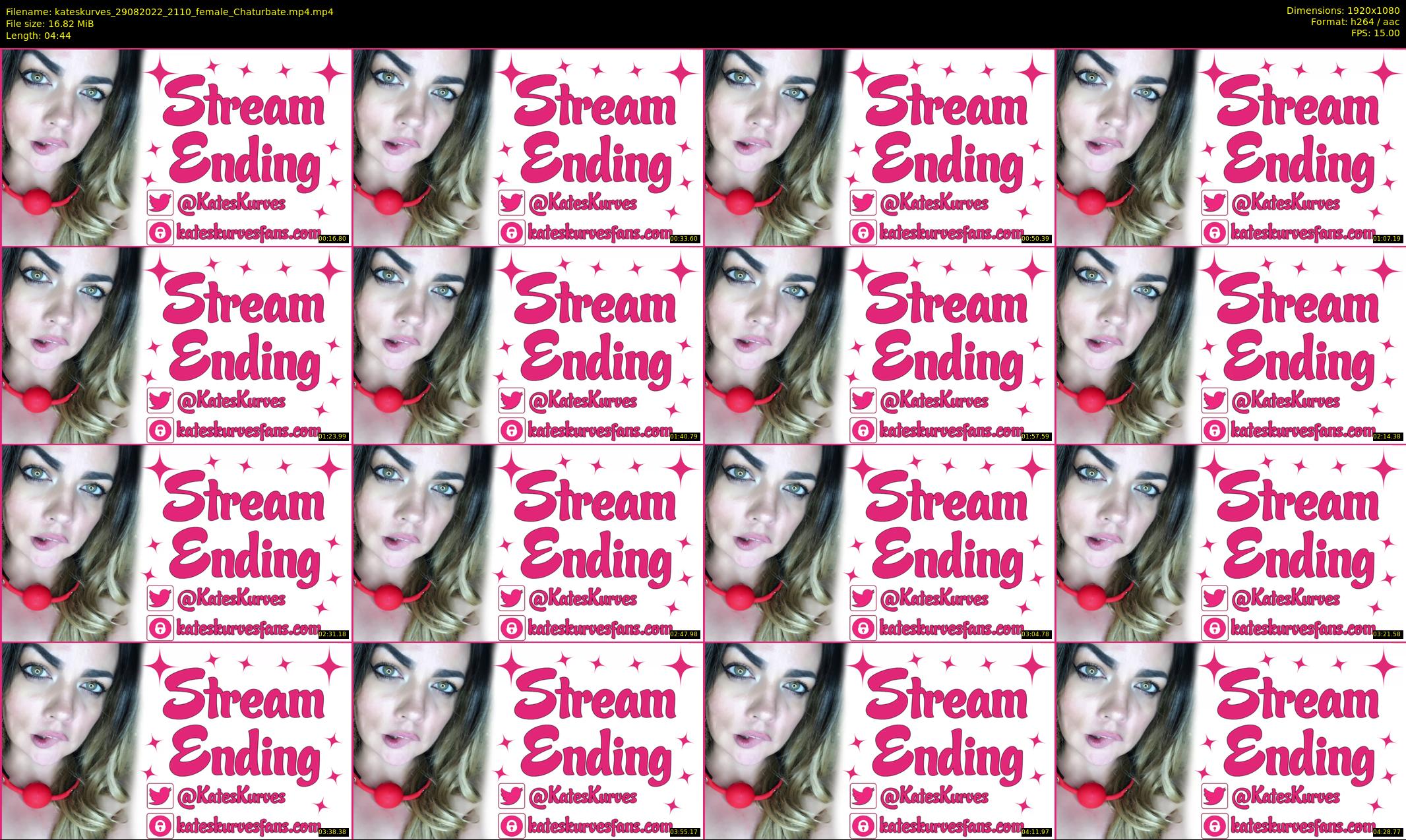 kateskurves — 5 minute Chaturbate female cam show recording, 1080p, Aug 29, 2022