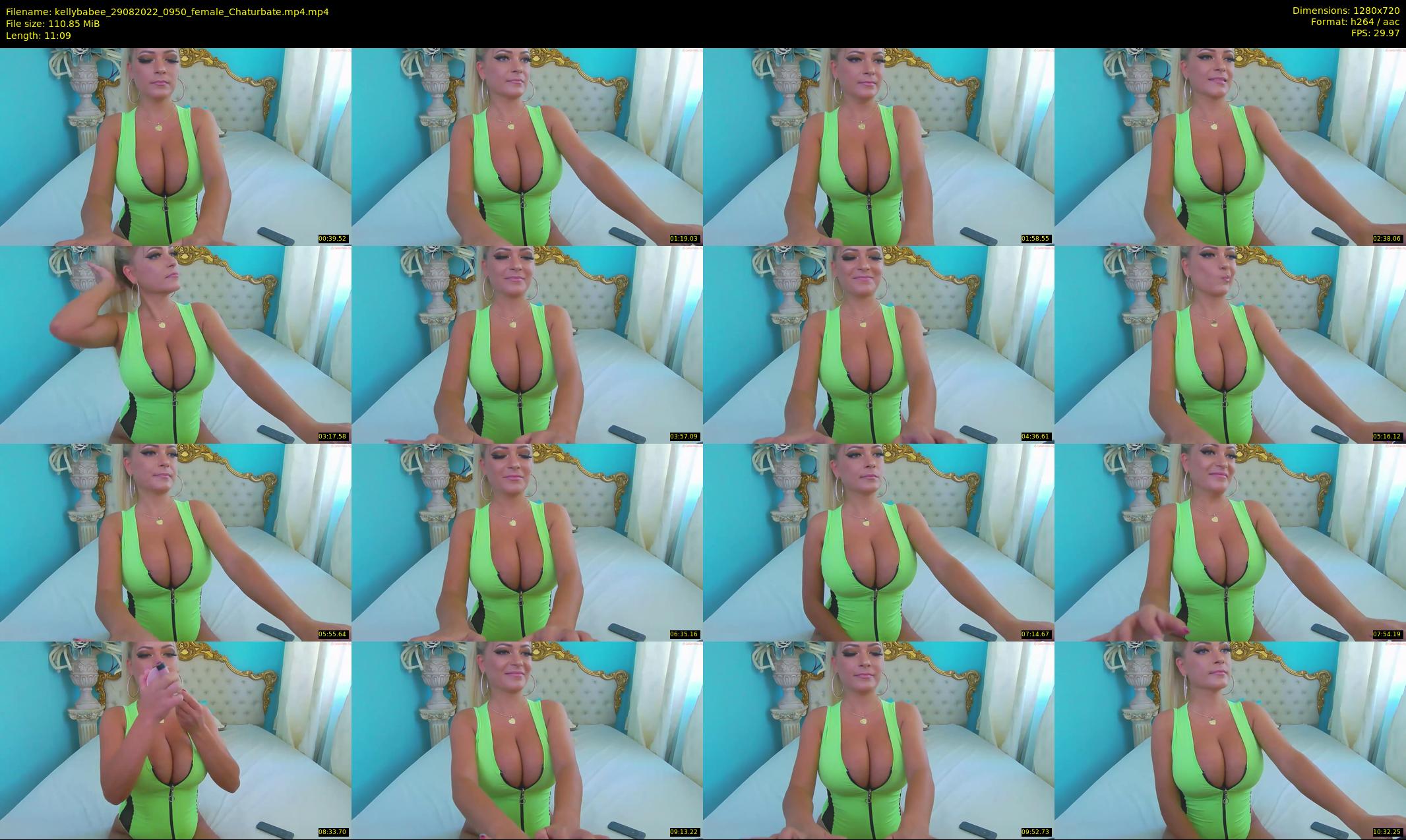 kellybabee — 12 minute Chaturbate female cam show recording, 720p, Aug 29, 2022