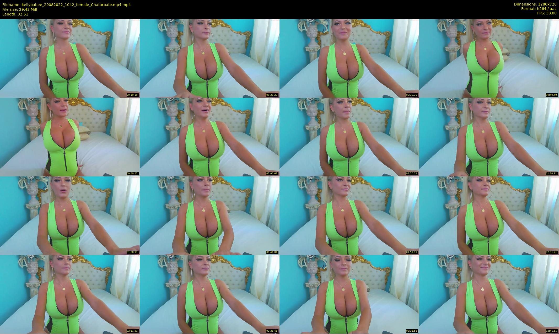kellybabee — 3 minute Chaturbate female cam show recording, 720p, Aug 29, 2022