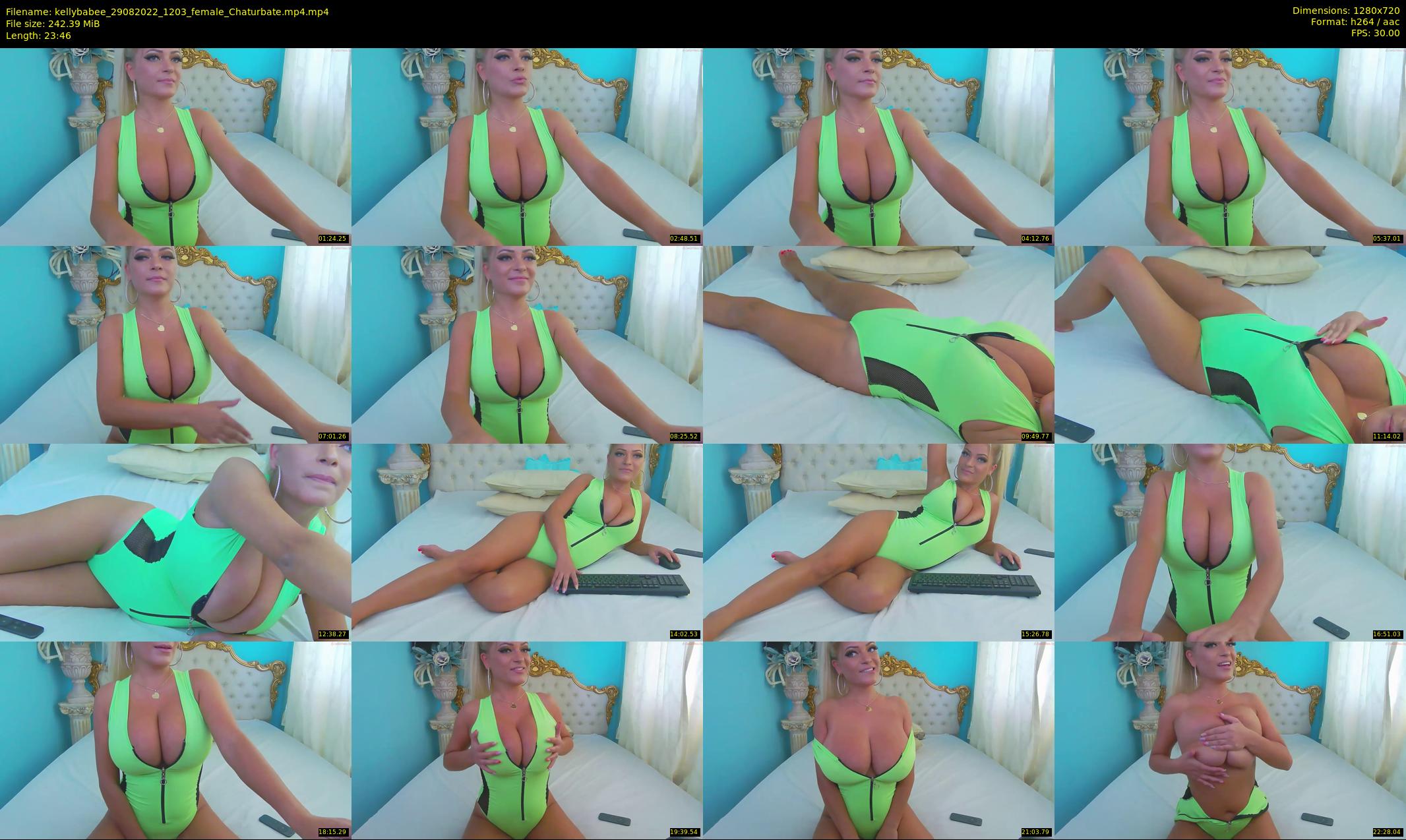 kellybabee — 24 minute Chaturbate female cam show recording, 720p, Aug 29, 2022
