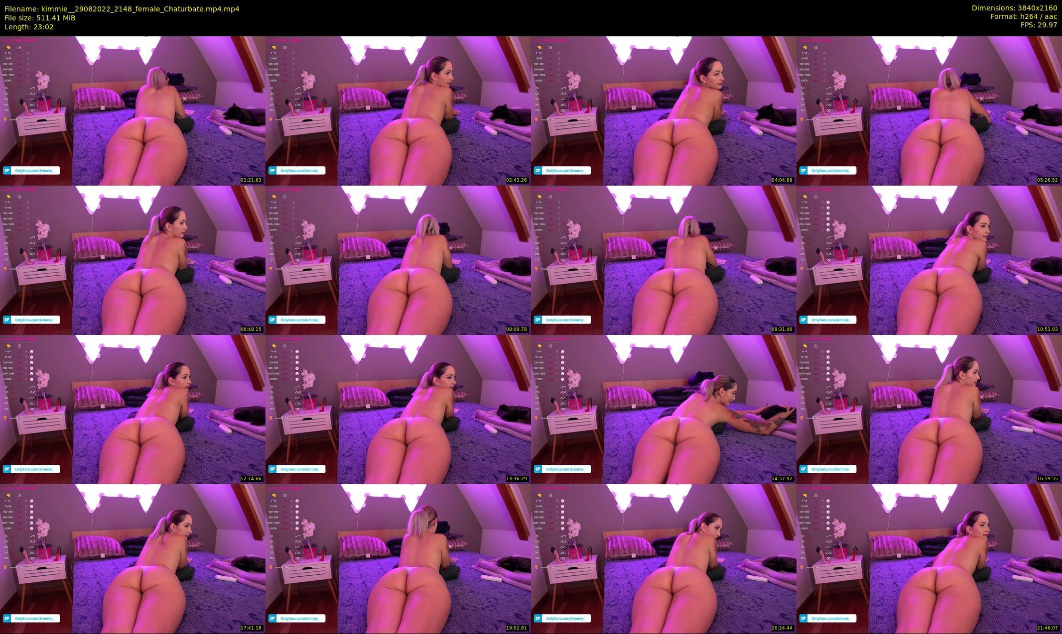 kimmie_ — 24 minute Chaturbate female cam show recording, 4K, Aug 29, 2022