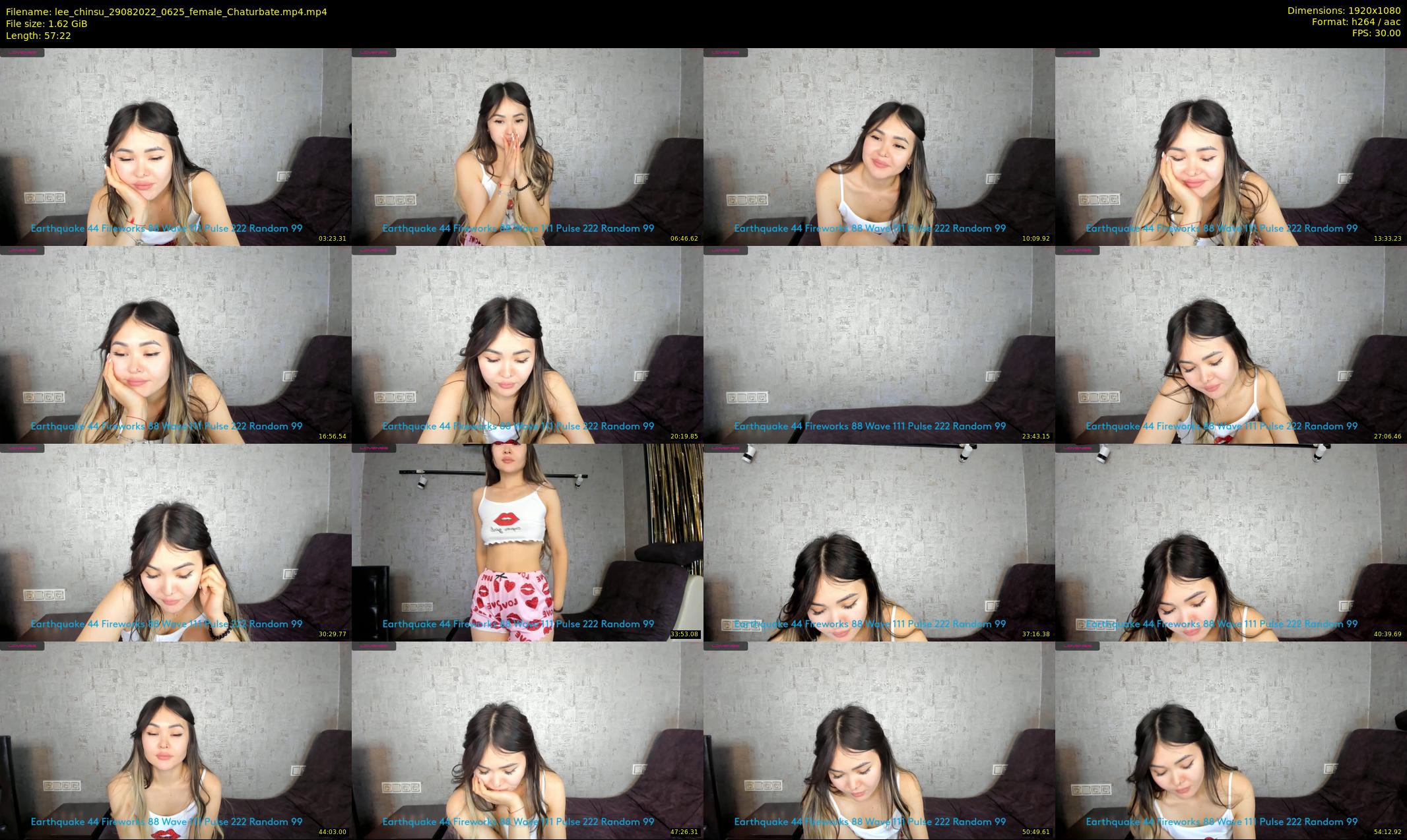 lee_chinsu — 58 minute Chaturbate female cam show recording, 1080p, Aug 29, 2022