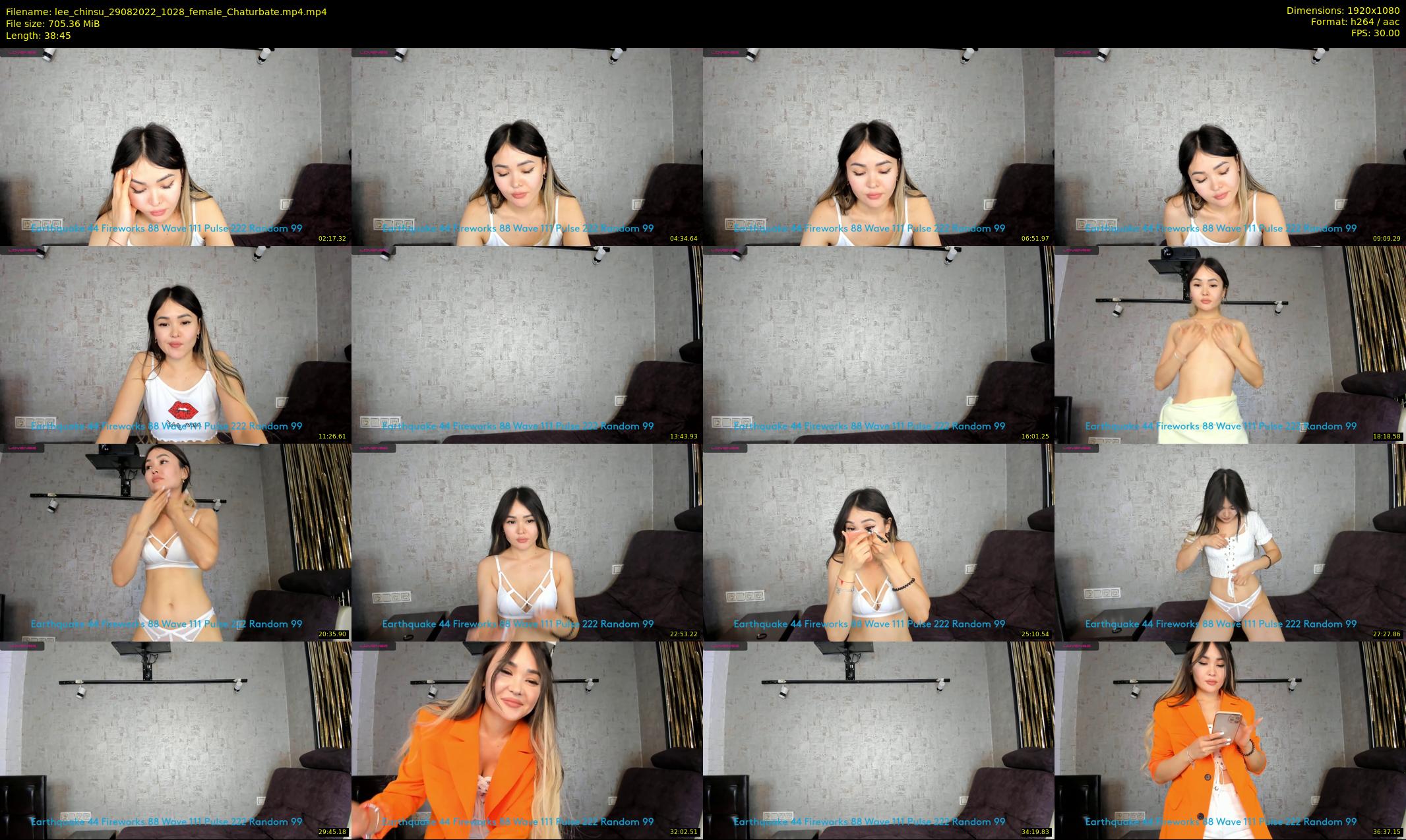 lee_chinsu — 39 minute Chaturbate female cam show recording, 1080p, Aug 29, 2022