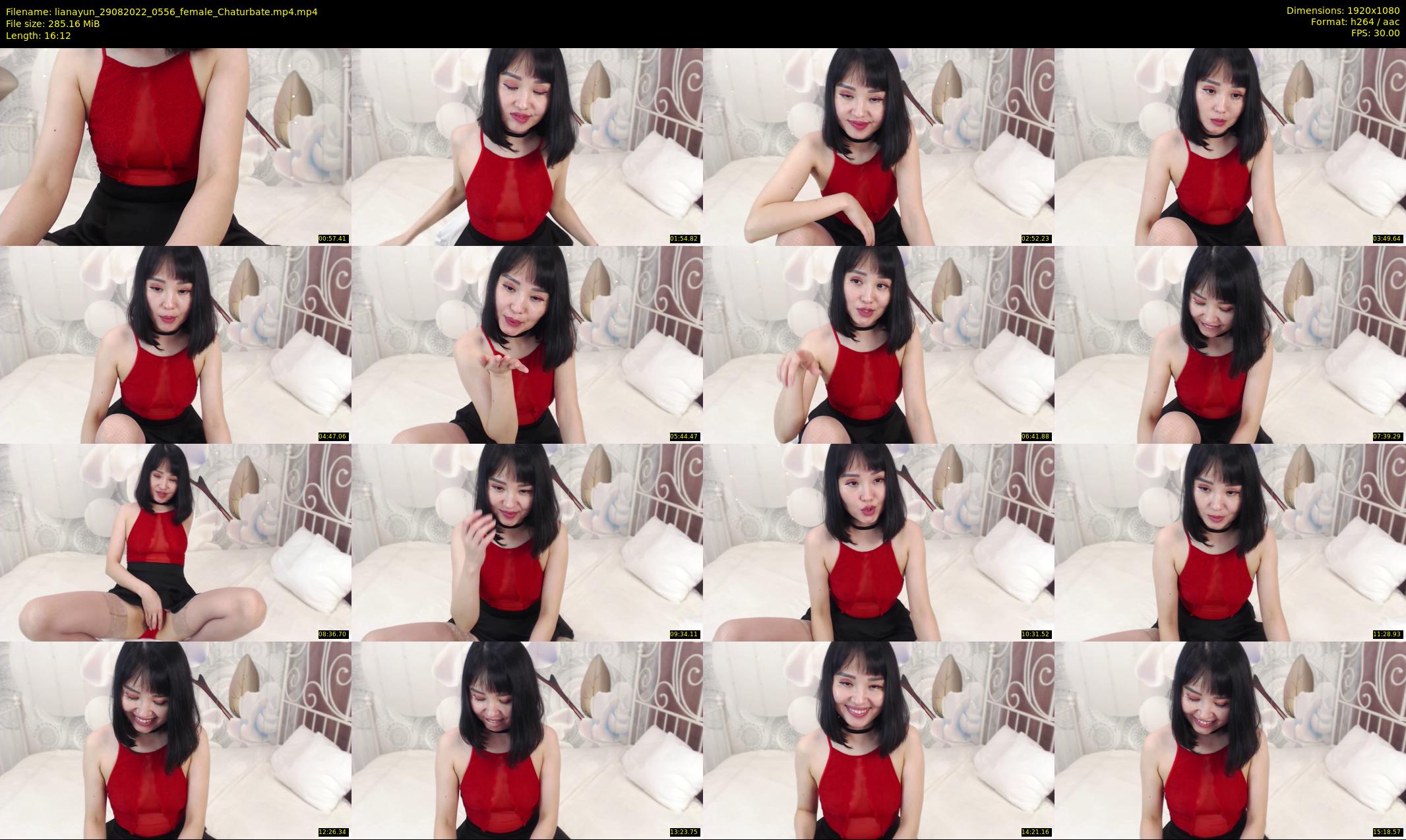 lianayun — 17 minute Chaturbate female cam show recording, 1080p, Aug 29, 2022