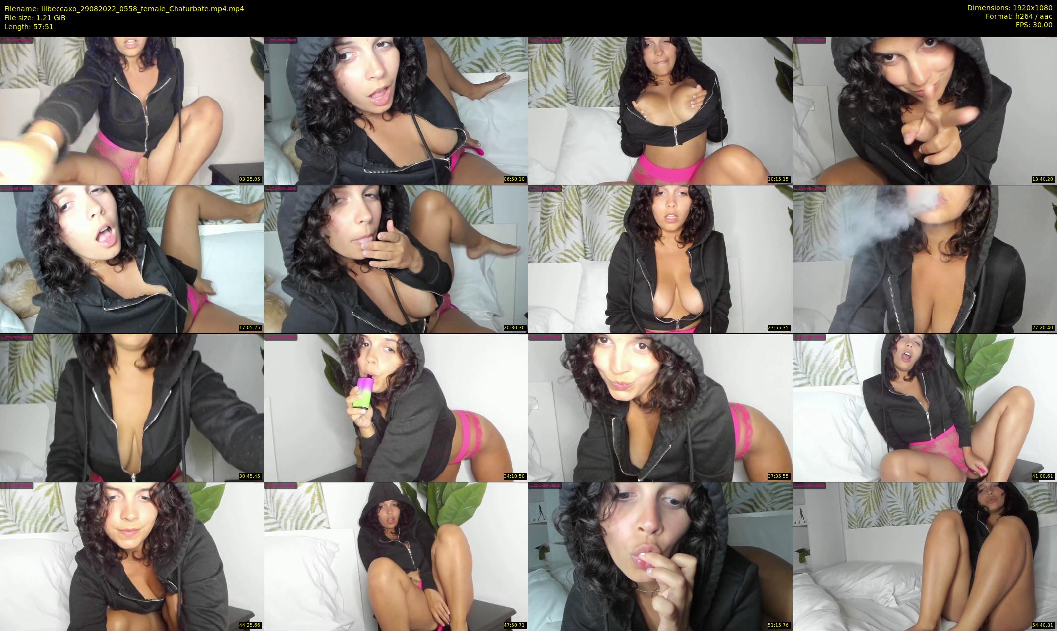 lilbeccaxo — 58 minute Chaturbate female cam show recording, 1080p, Aug 29, 2022