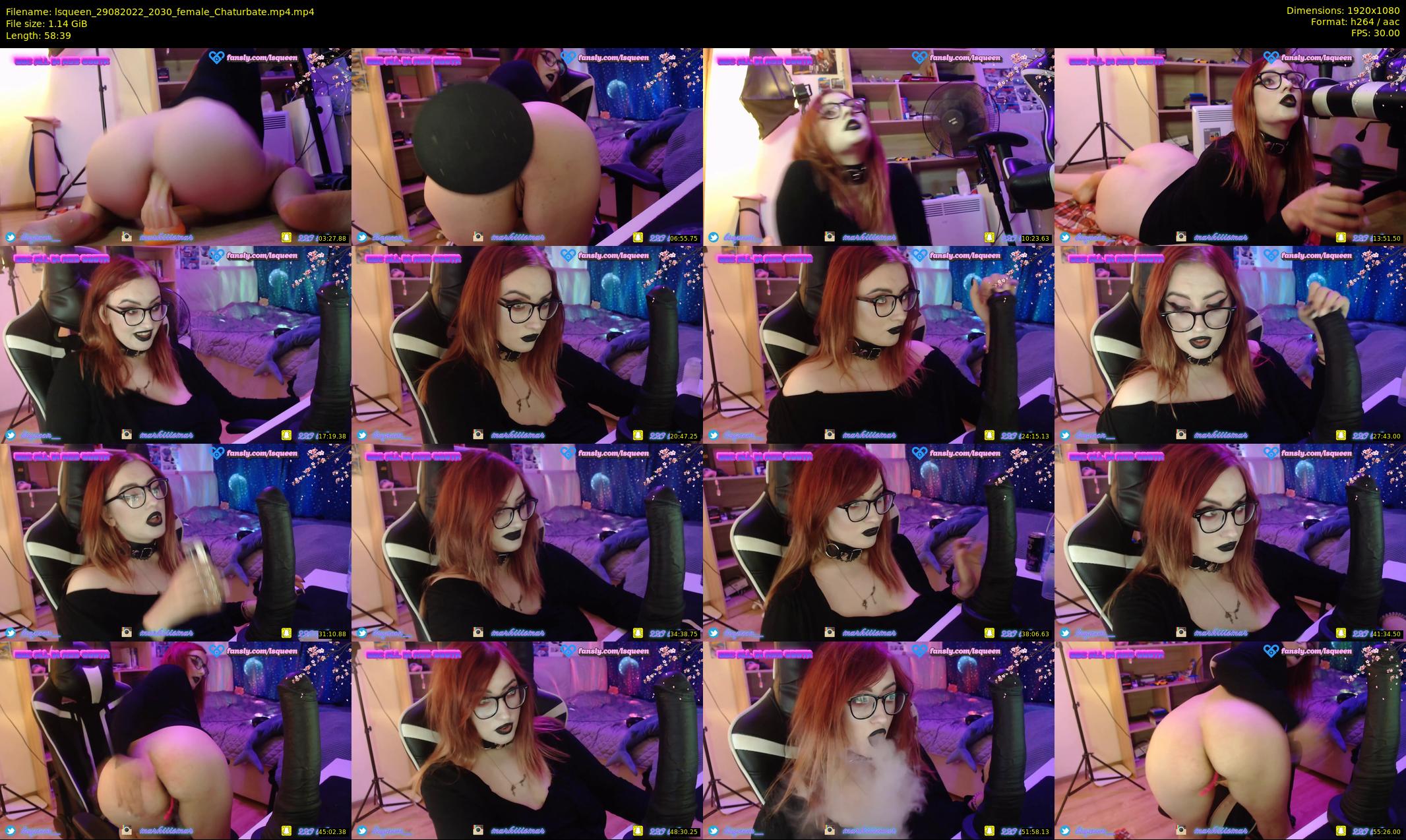 lsqueen — 59 minute Chaturbate female cam show recording, 1080p, Aug 29, 2022