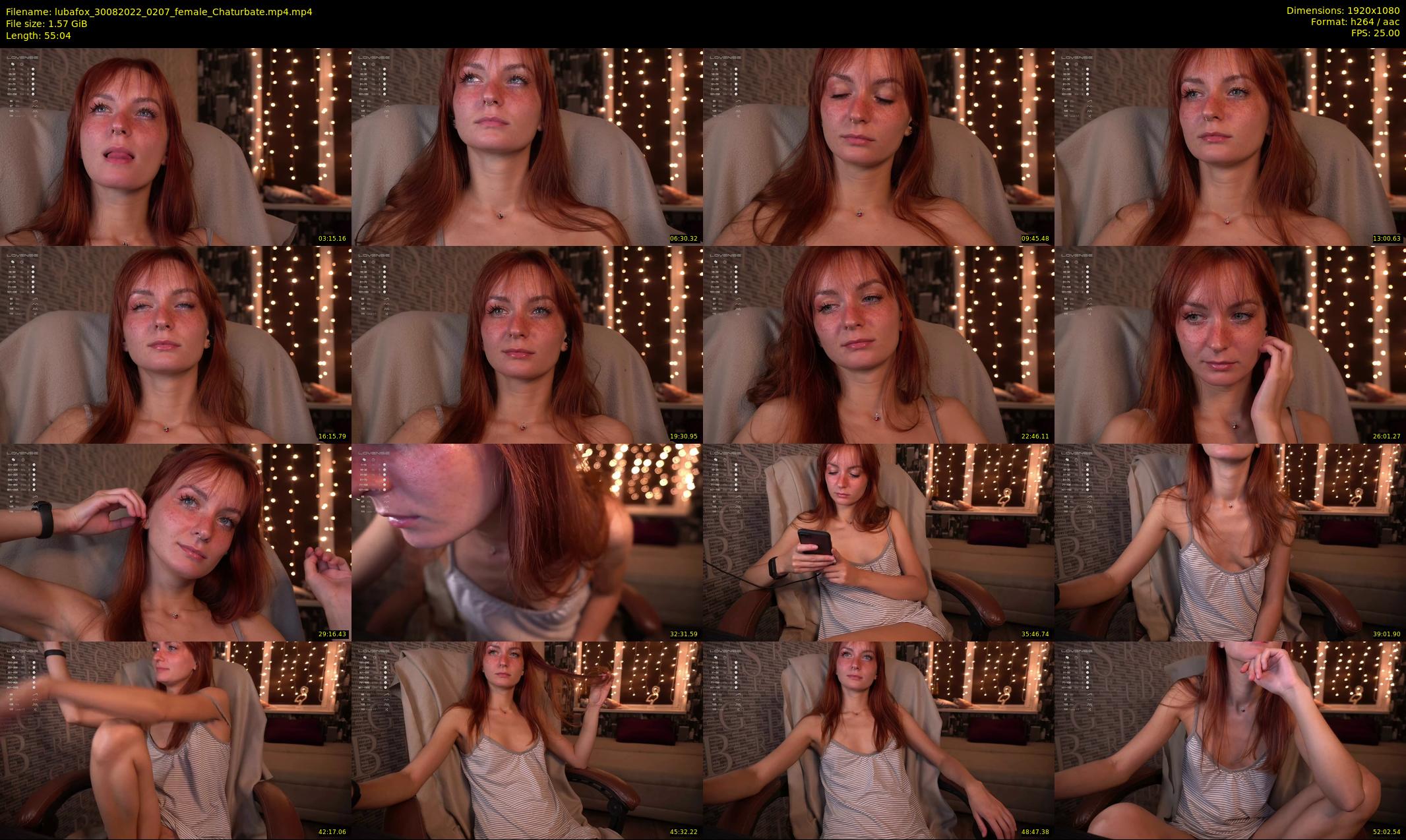 lubafox — 56 minute Chaturbate female cam show recording, 1080p, Aug 30, 2022