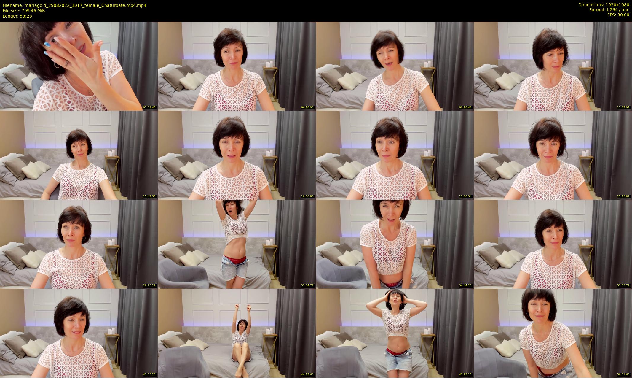 mariagold — 54 minute Chaturbate female cam show recording, 1080p, Aug 29, 2022