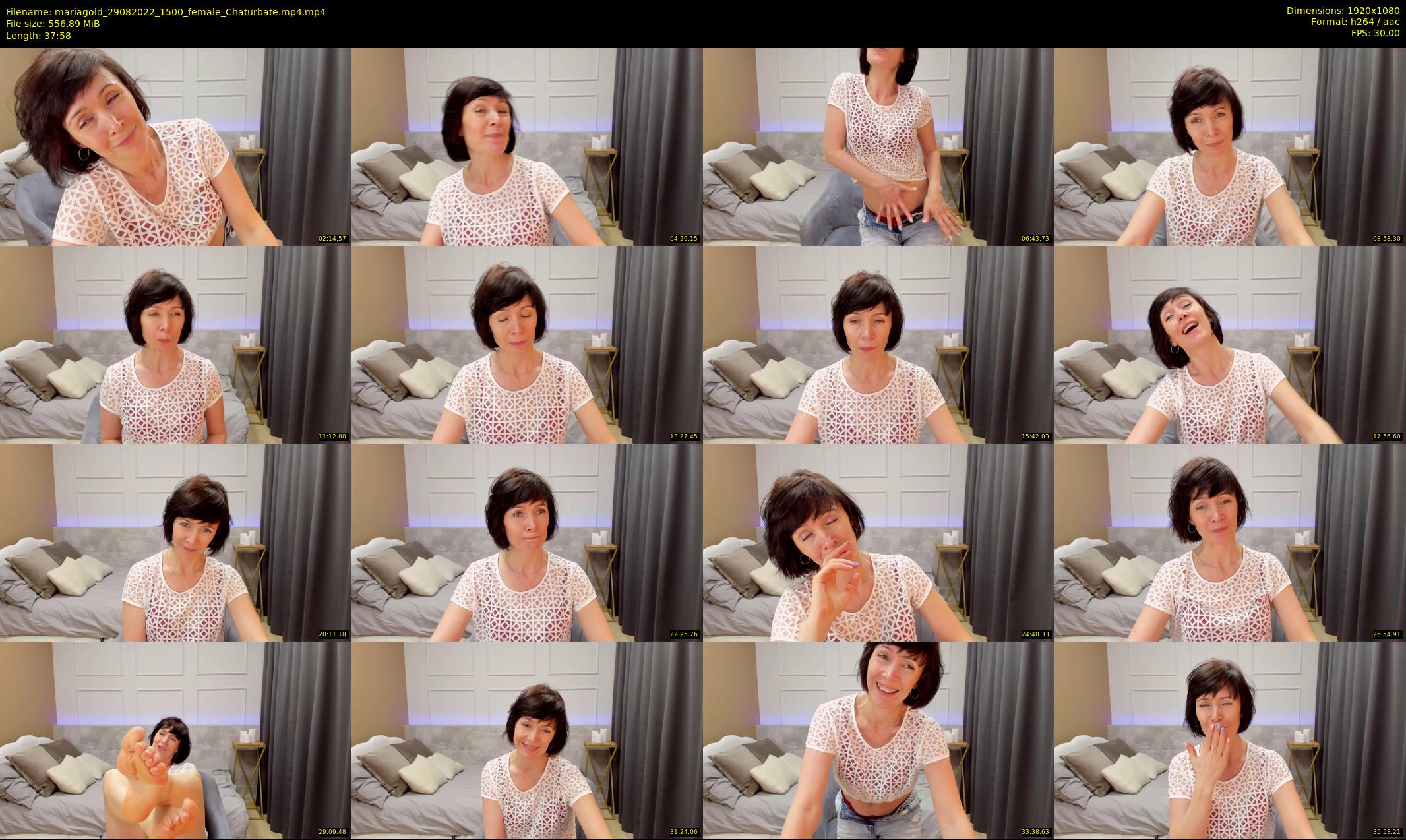 mariagold — 38 minute Chaturbate female cam show recording, 1080p, Aug 29, 2022