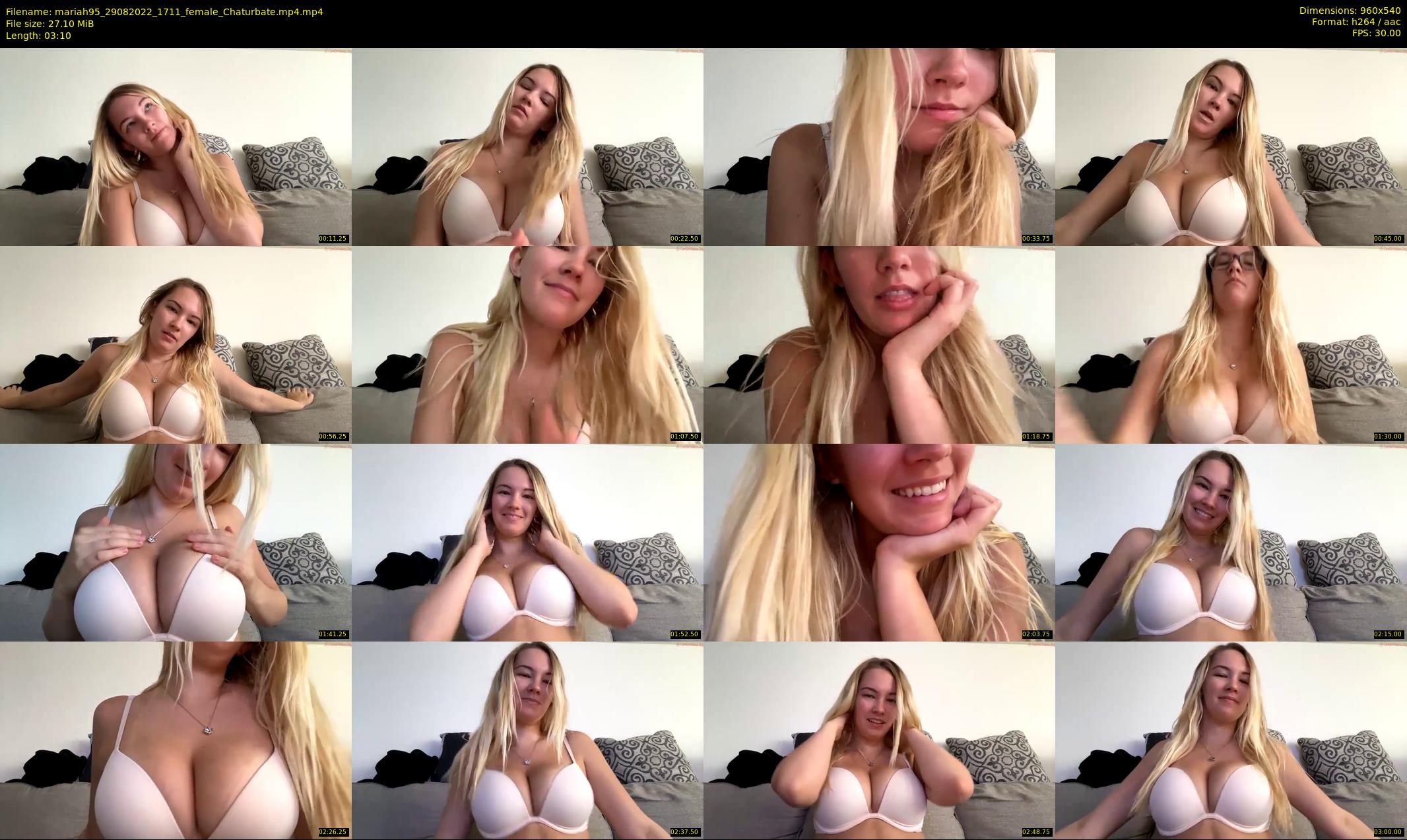 mariah95 — 4 minute Chaturbate female cam show recording, 480p, Aug 29, 2022