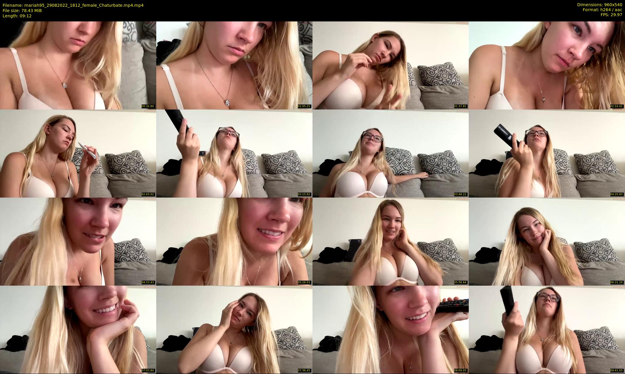 mariah95 — 10 minute Chaturbate female cam show recording, 480p, Aug 29, 2022
