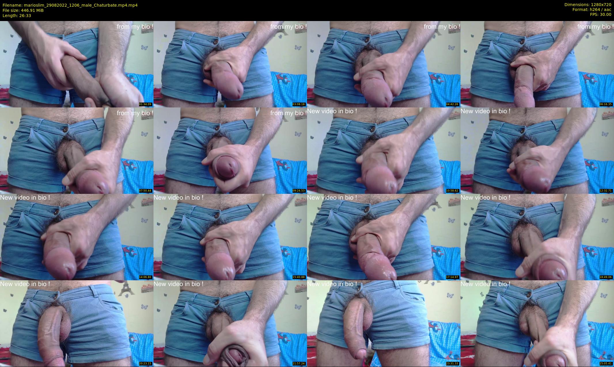 marioslim — 27 minute Chaturbate male cam show recording, 720p, Aug 29, 2022