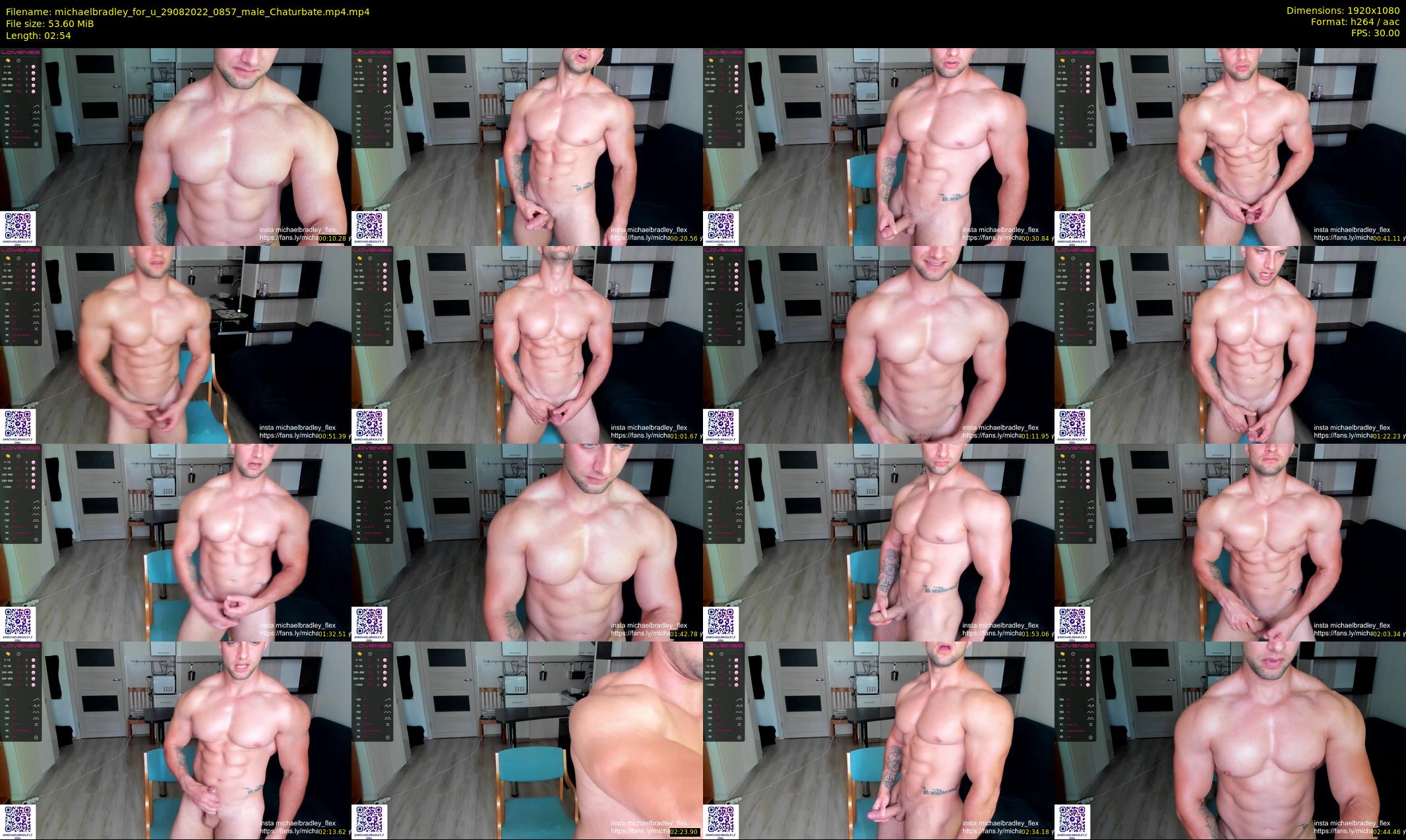 michaelbradley_for_u — 3 minute Chaturbate male cam show recording, 1080p, Aug 29, 2022