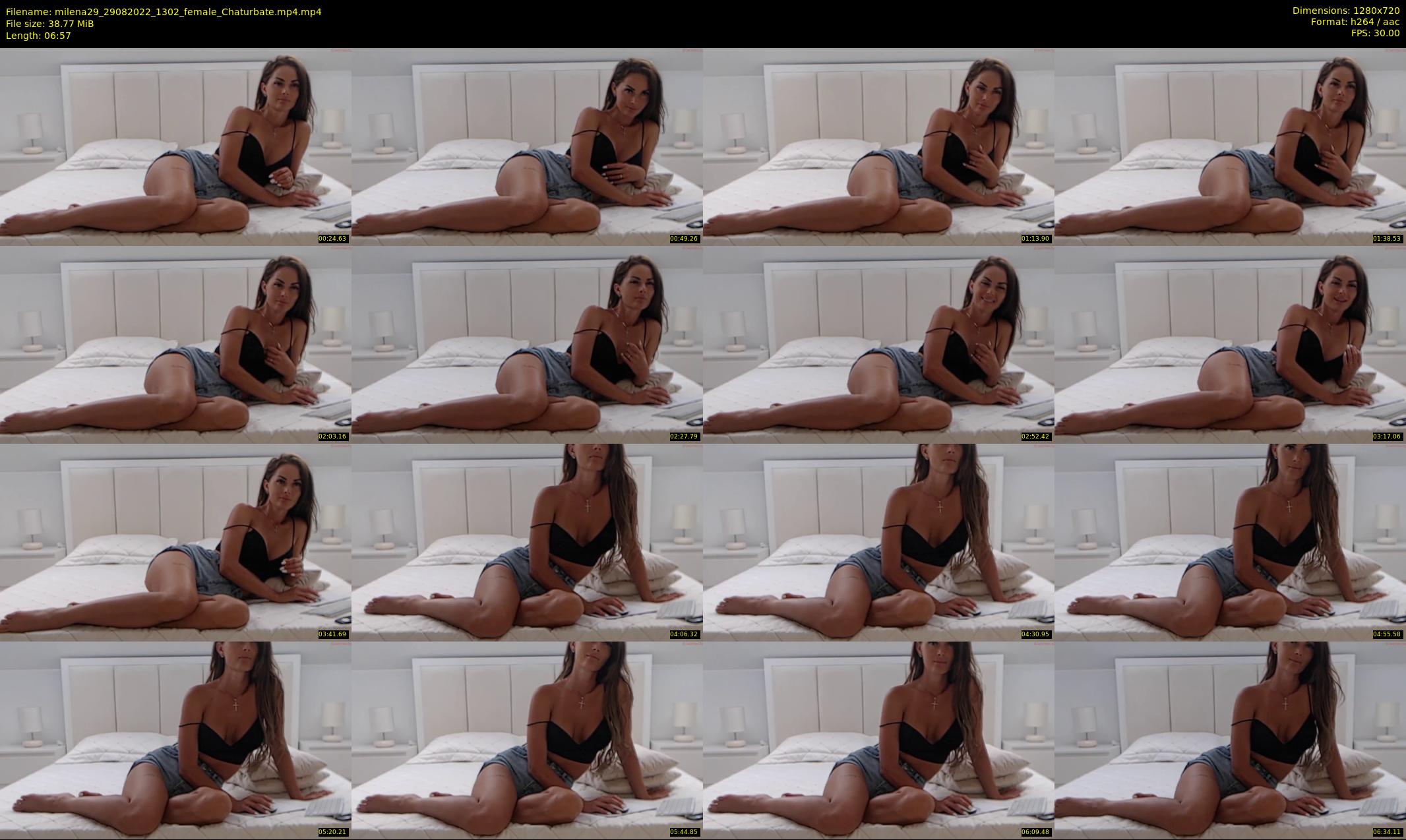 milena29 — 7 minute Chaturbate female cam show recording, 720p, Aug 29, 2022