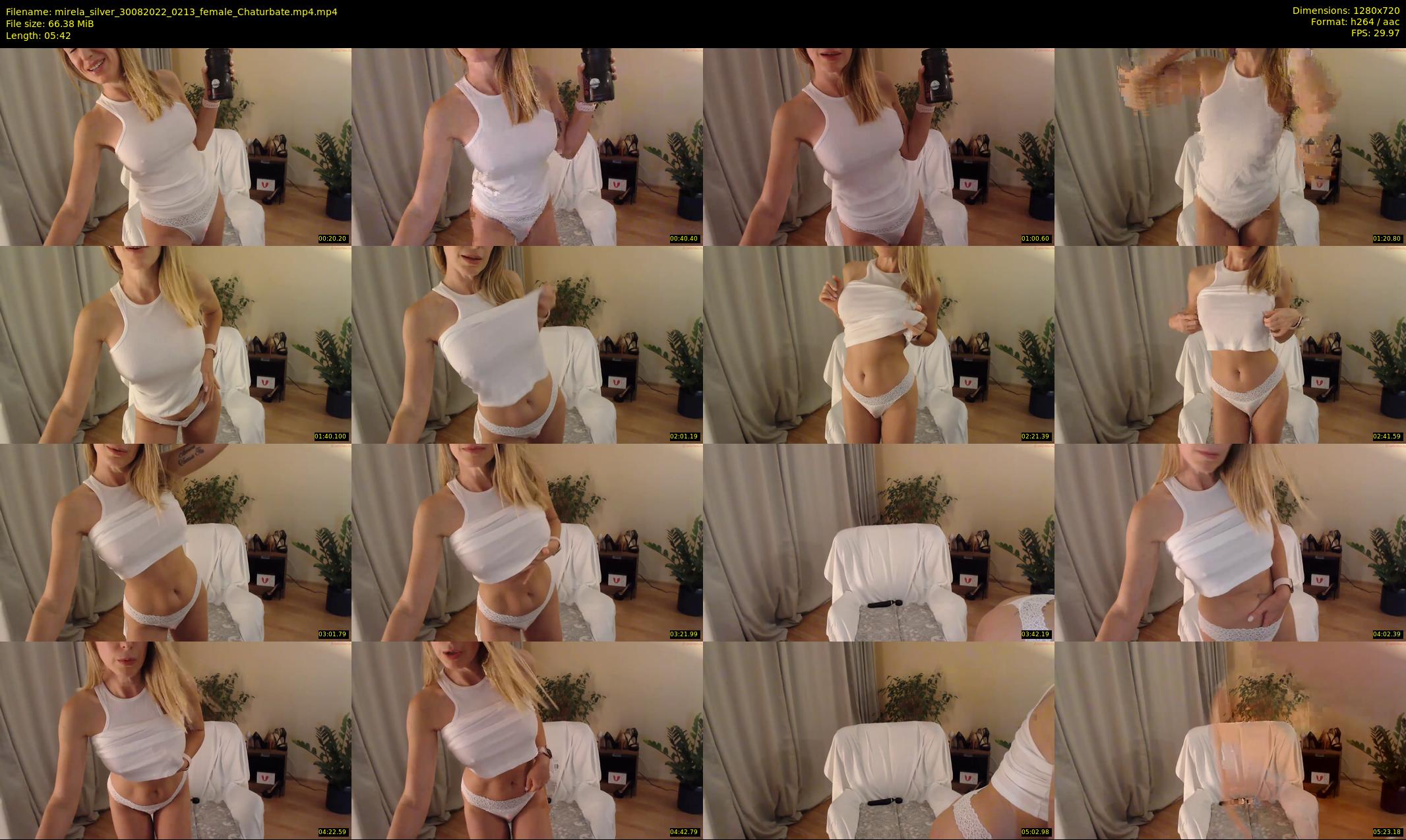 mirela_silver — 6 minute Chaturbate female cam show recording, 720p, Aug 30, 2022