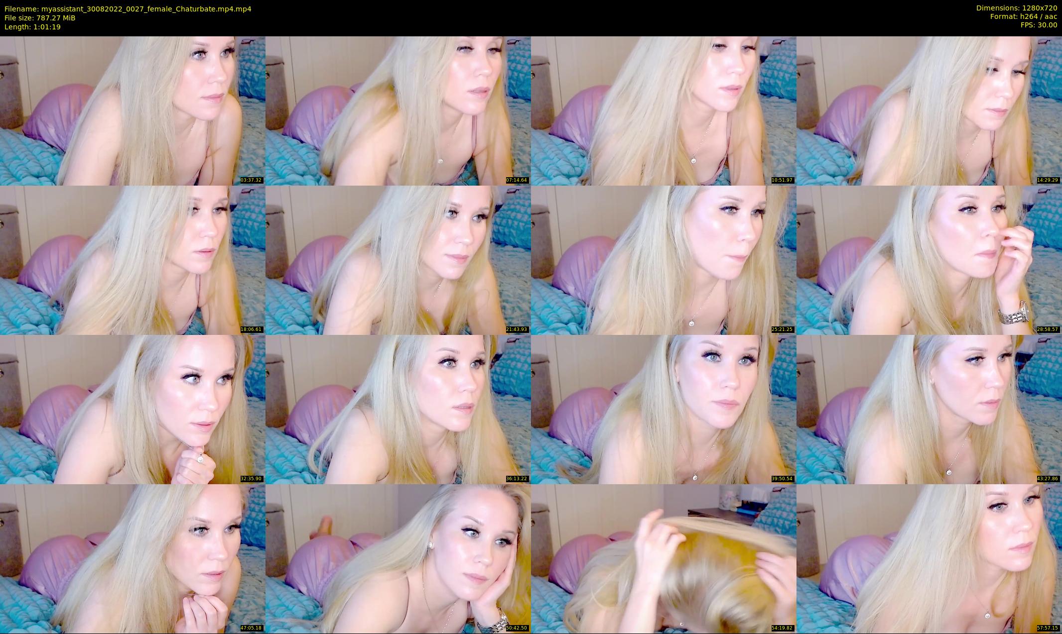 myassistant — 62 minute Chaturbate female cam show recording, 720p, Aug 30, 2022