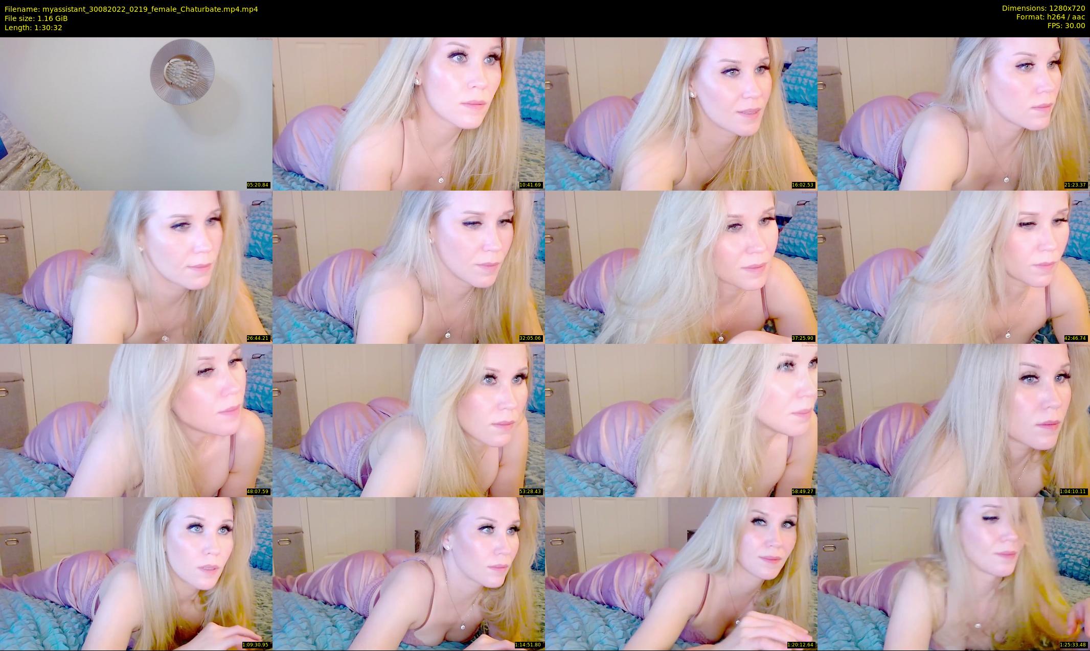 myassistant — 91 minute Chaturbate female cam show recording, 720p, Aug 30, 2022