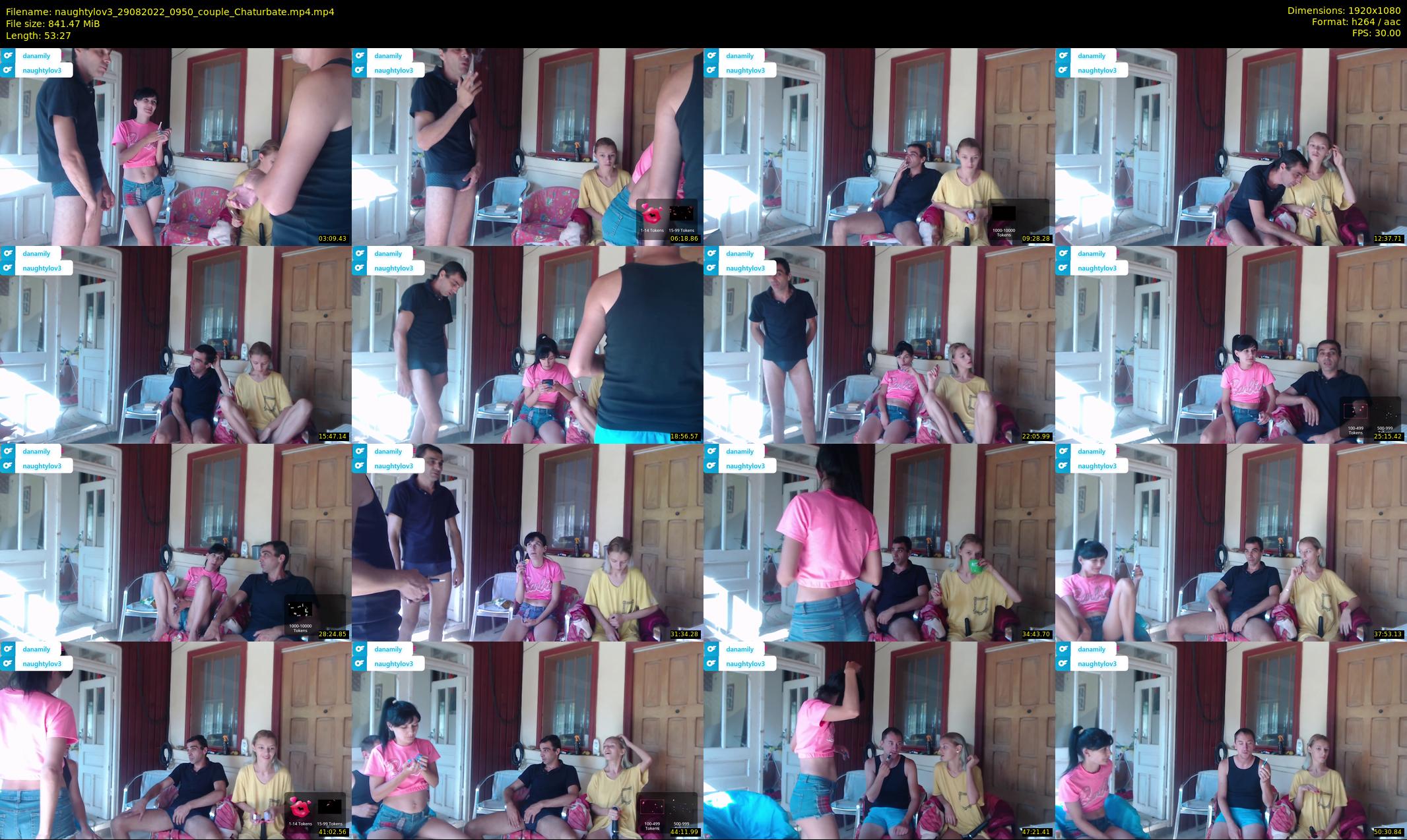 naughtylov3 — 54 minute Chaturbate couple cam show recording, 1080p, Aug 29, 2022